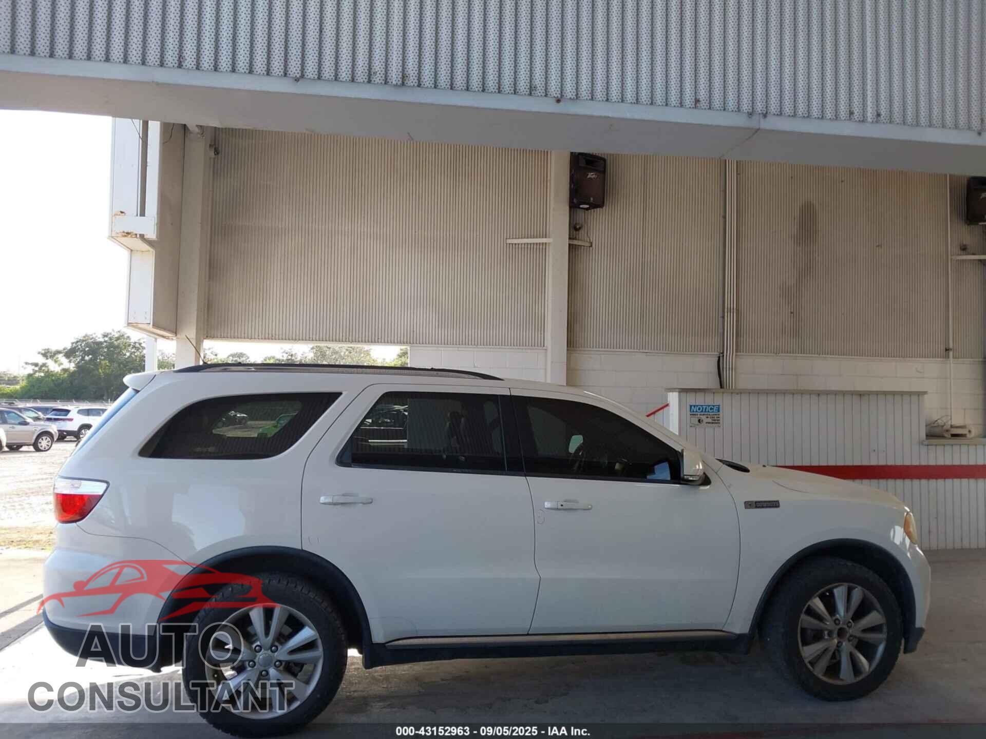 DODGE DURANGO 2012 - 1C4RDJDG4CC247808