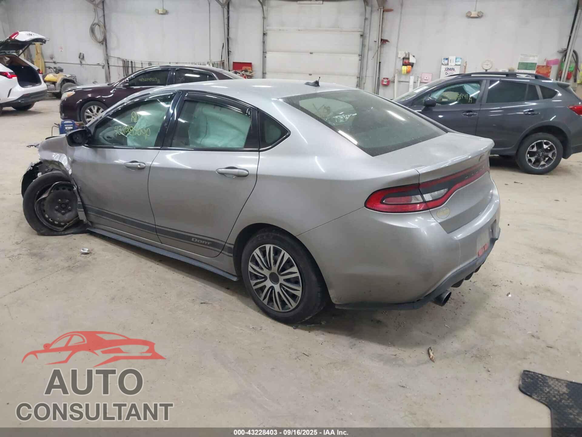 DODGE DART 2015 - 1C3CDFBB3FD390634