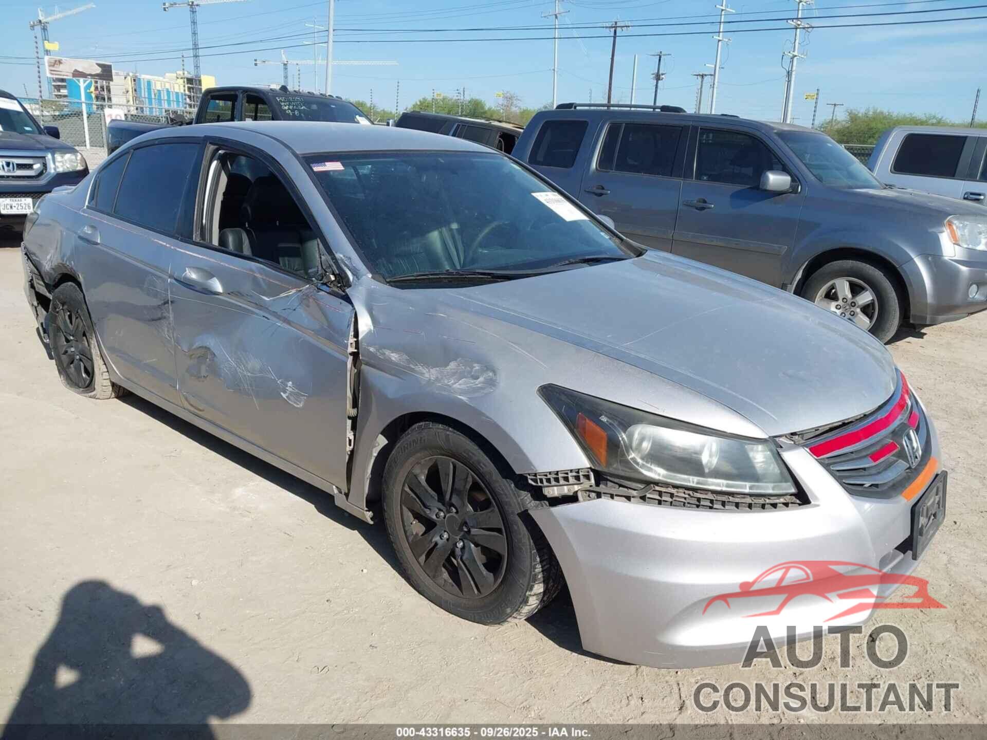 HONDA ACCORD 2011 - 1HGCP2F65BA052741