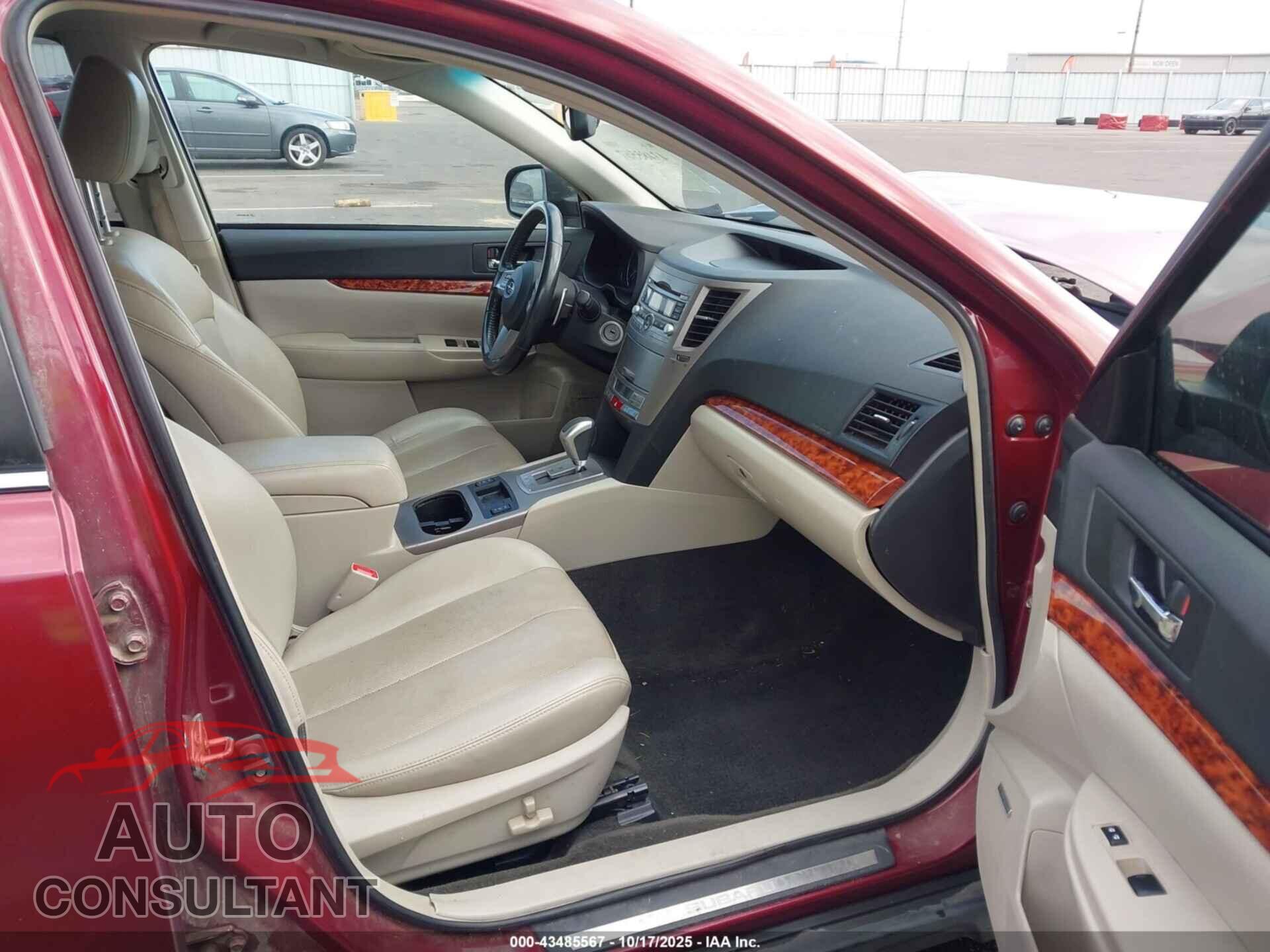 SUBARU OUTBACK 2011 - 4S4BRDKC6B2418059