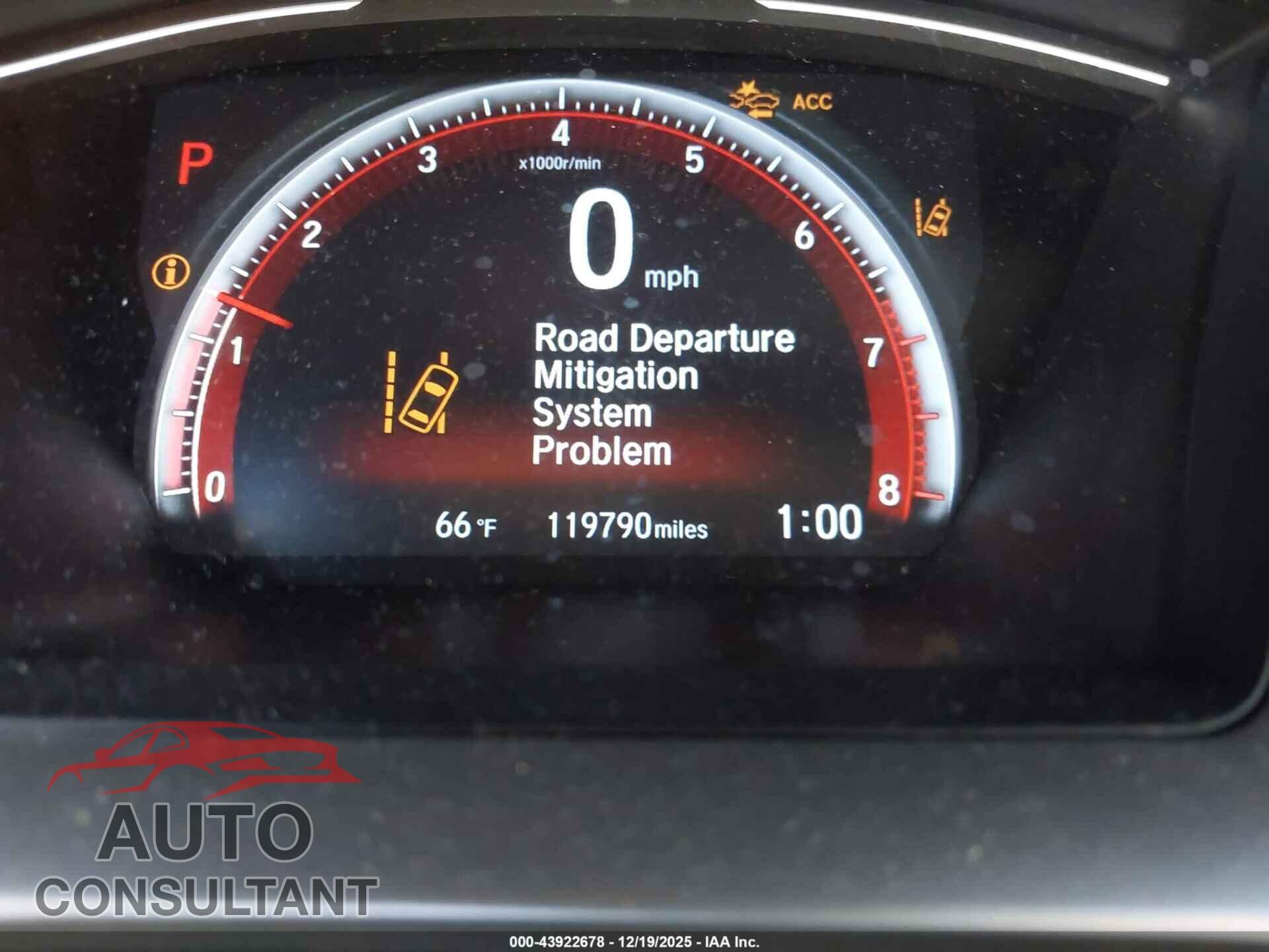 HONDA CIVIC 2019 - 2HGFC2F8XKH572302