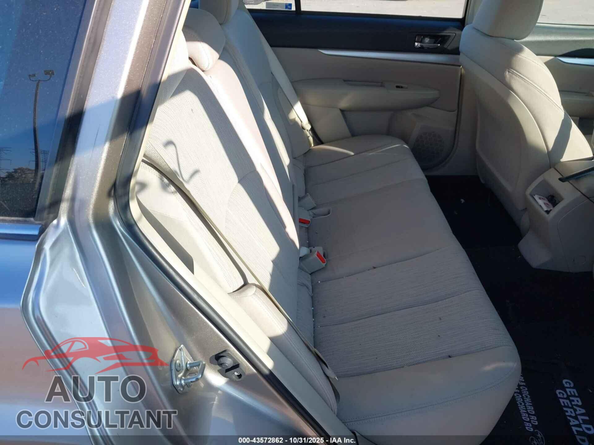 SUBARU OUTBACK 2014 - 4S4BRBAC2E3300661
