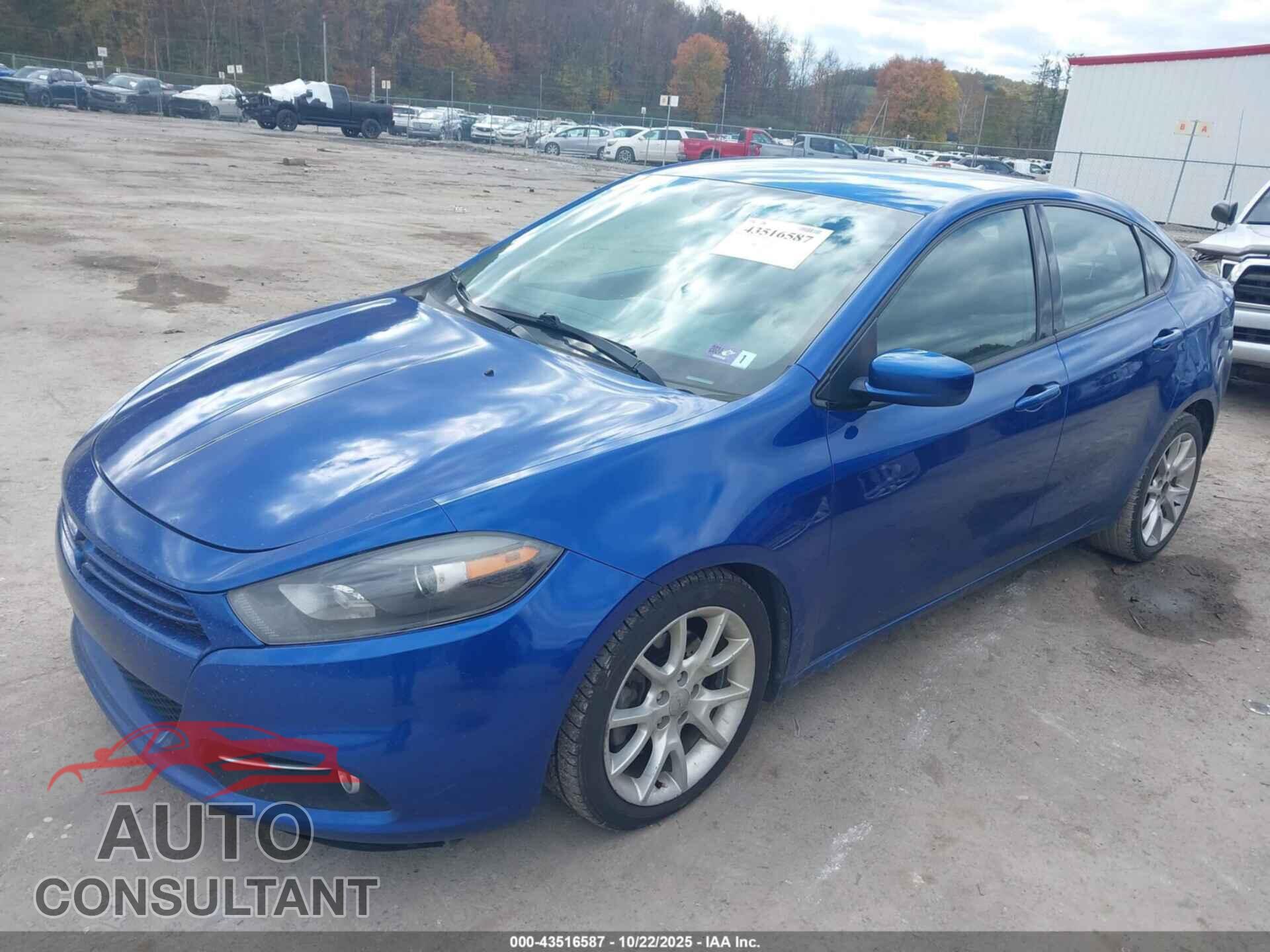 DODGE DART 2013 - 1C3CDFBA3DD184783