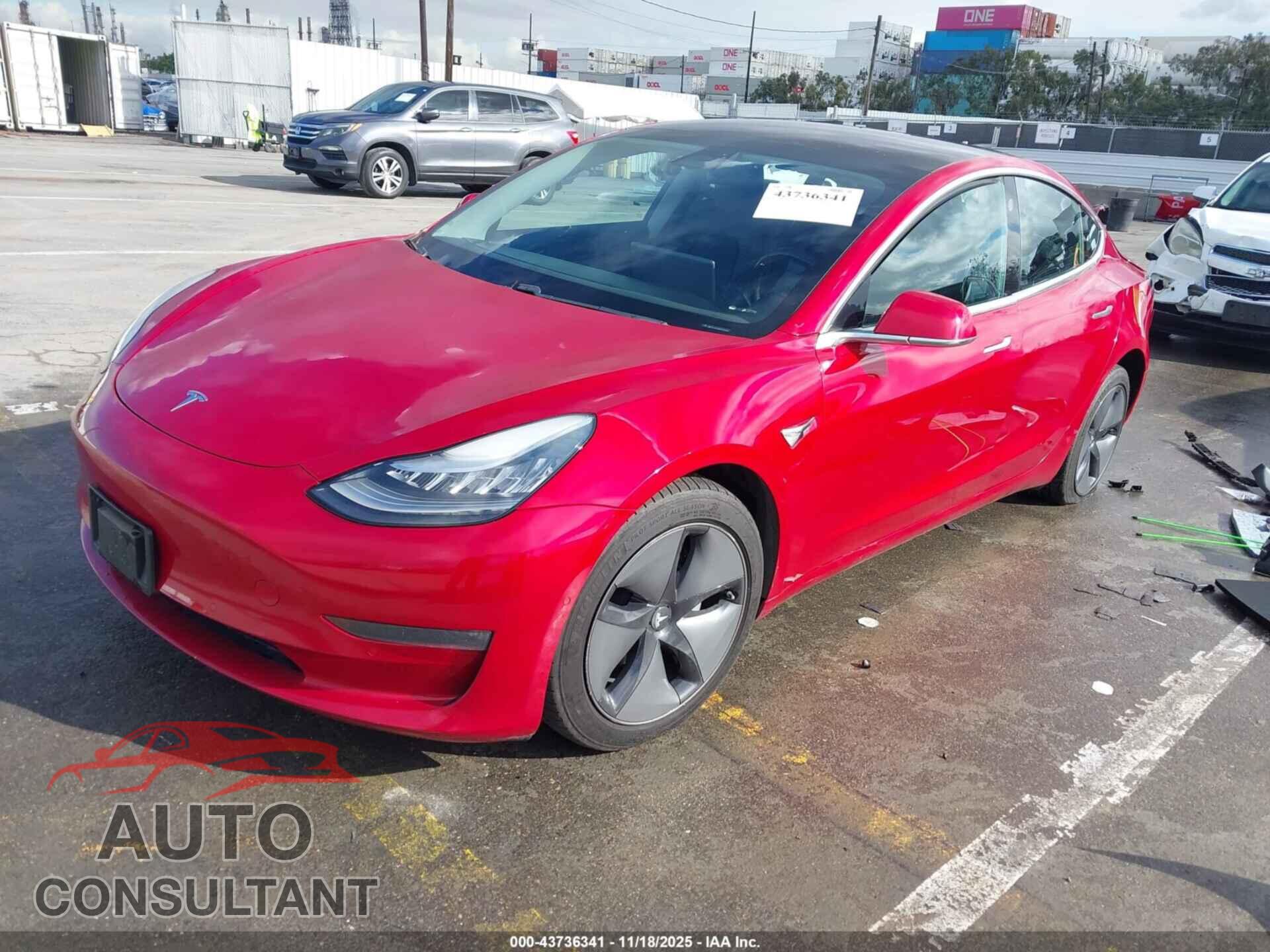 TESLA MODEL 3 2018 - 5YJ3E1EB8JF120016