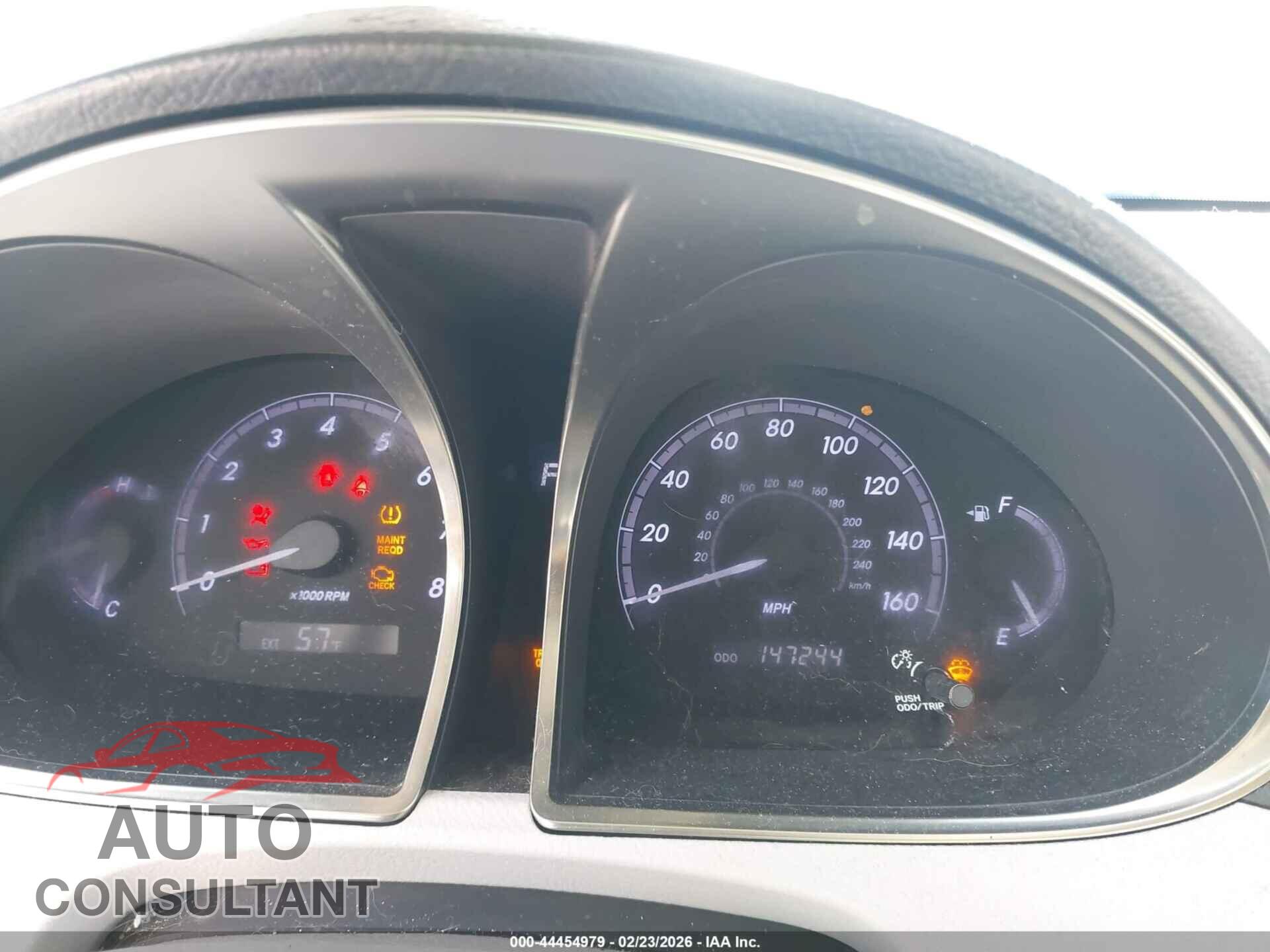 TOYOTA AVALON 2012 - 4T1BK3DB8CU458457