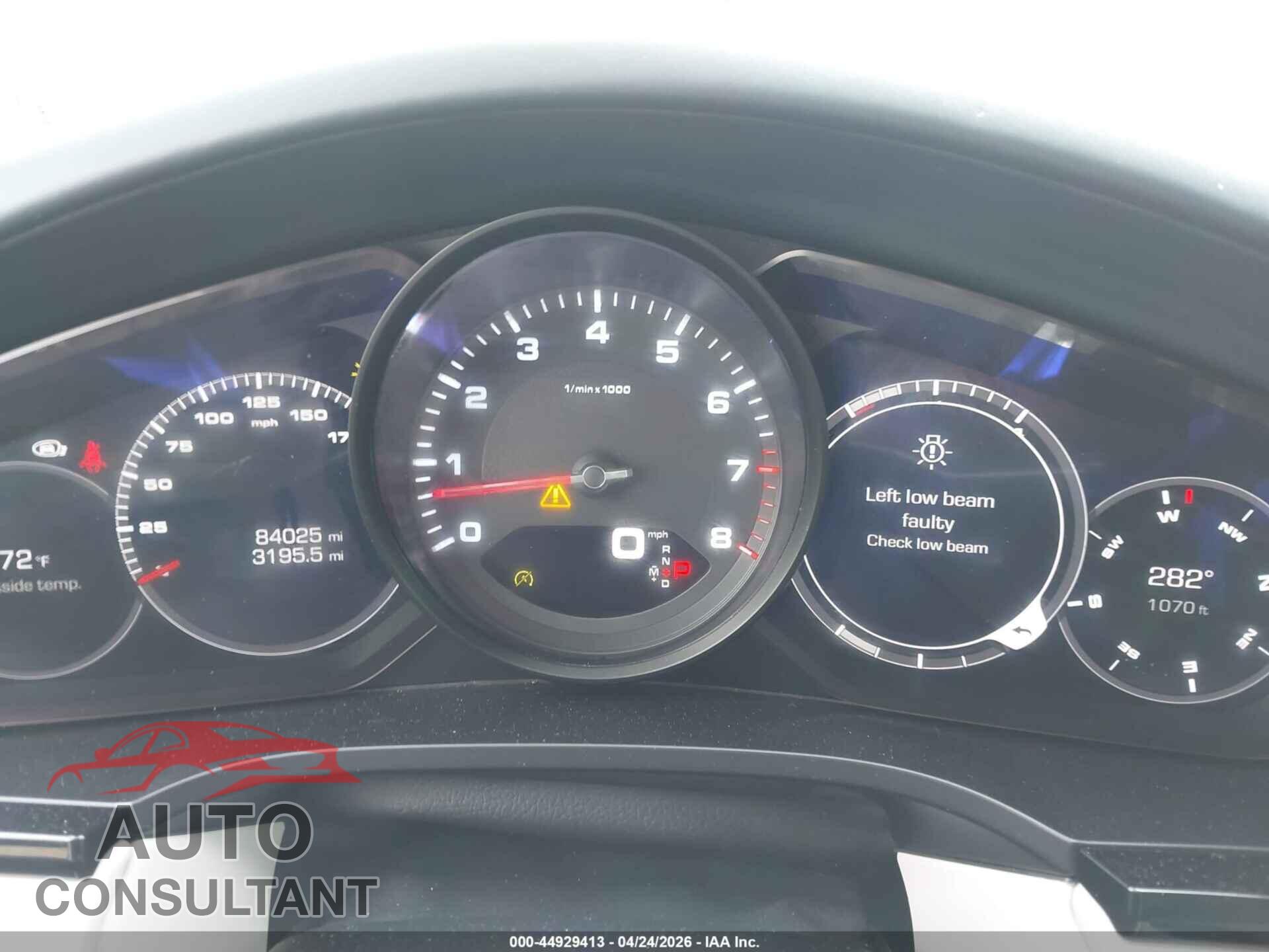 PORSCHE CAYENNE 2020 - WP1AA2AY2LDA09327
