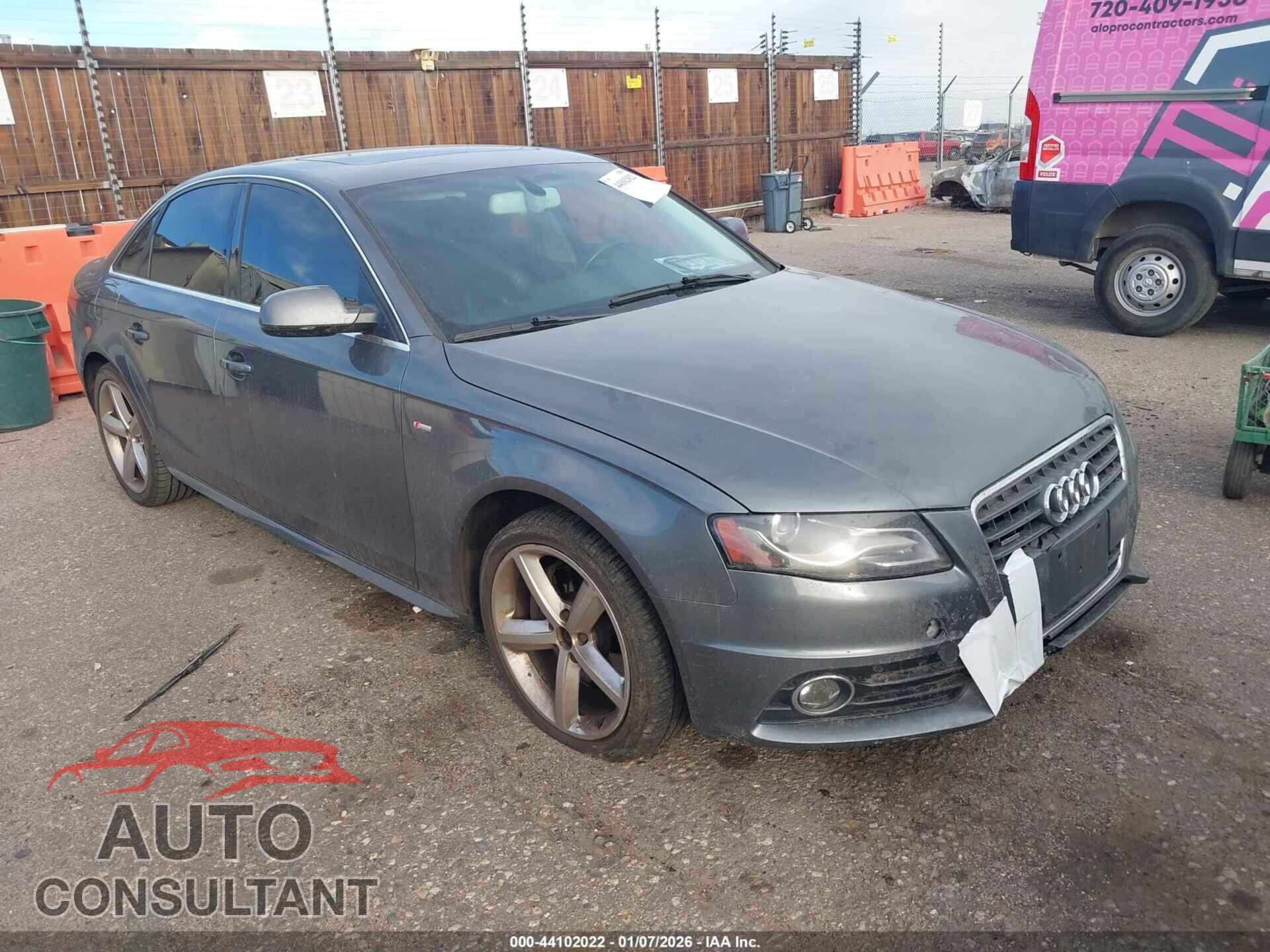 AUDI A4 2012 - WAUFFAFL3CA119852