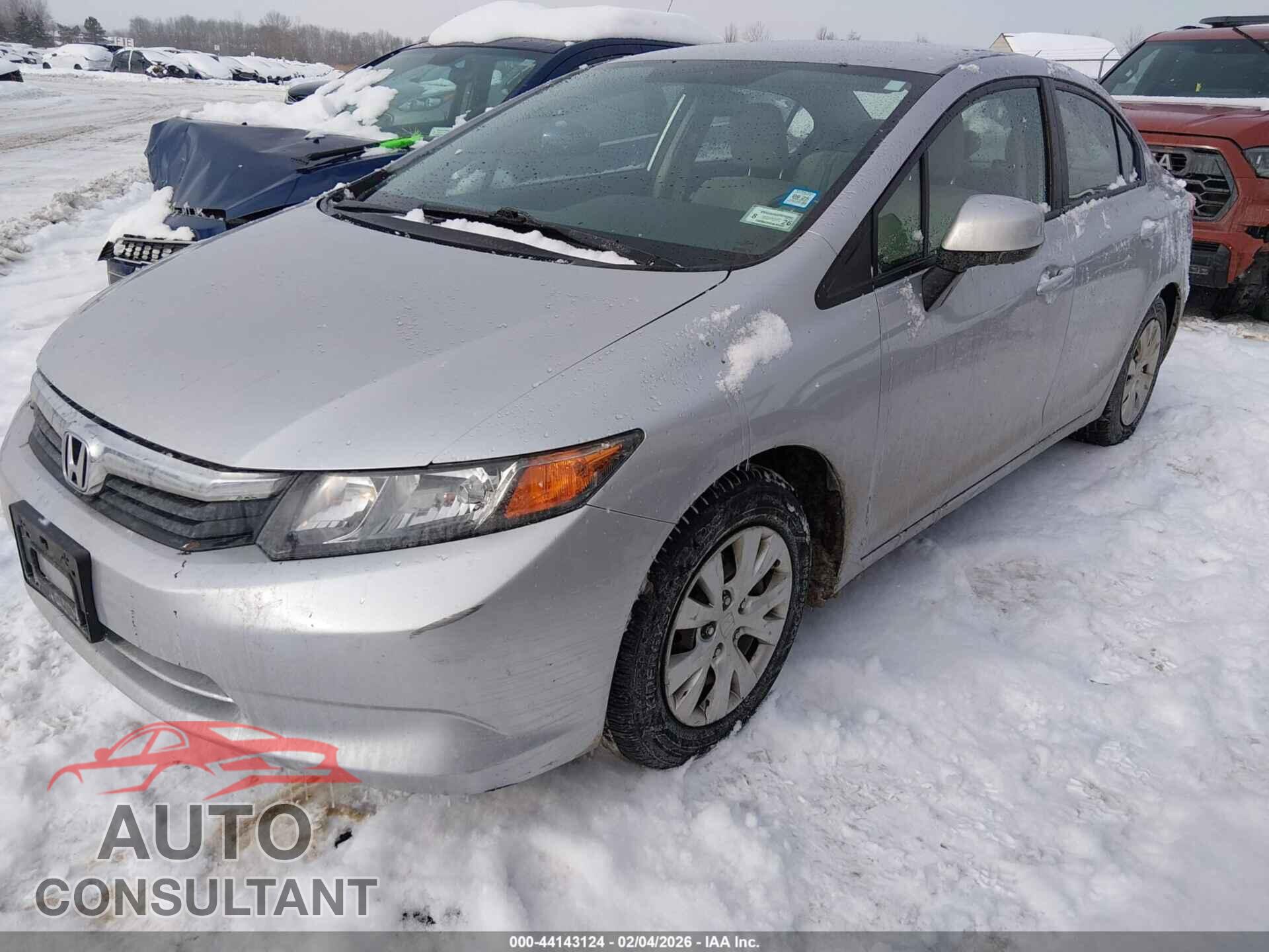 HONDA CIVIC 2012 - 19XFB2F58CE032824