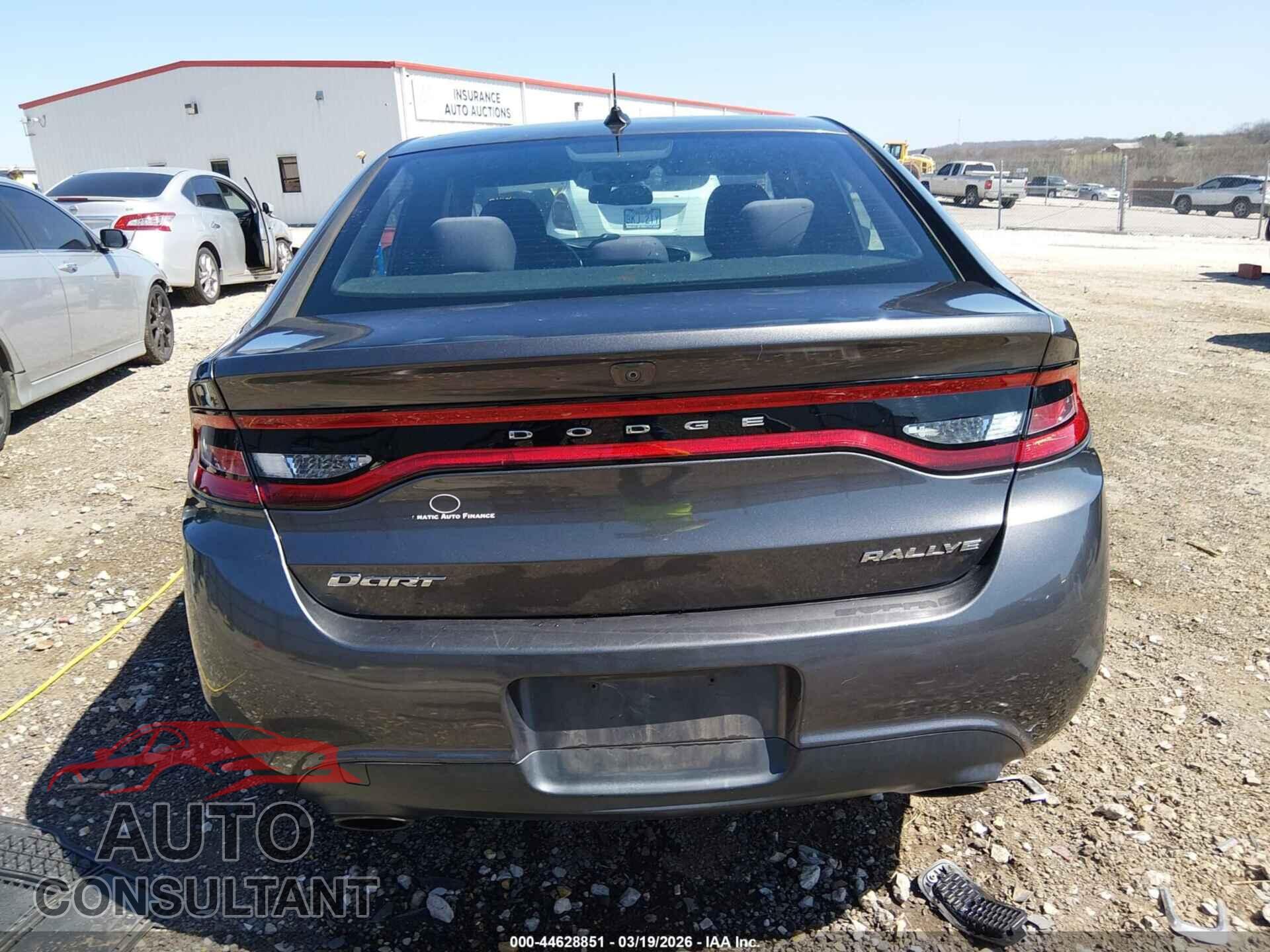 DODGE DART 2015 - 1C3CDFBB9FD141674