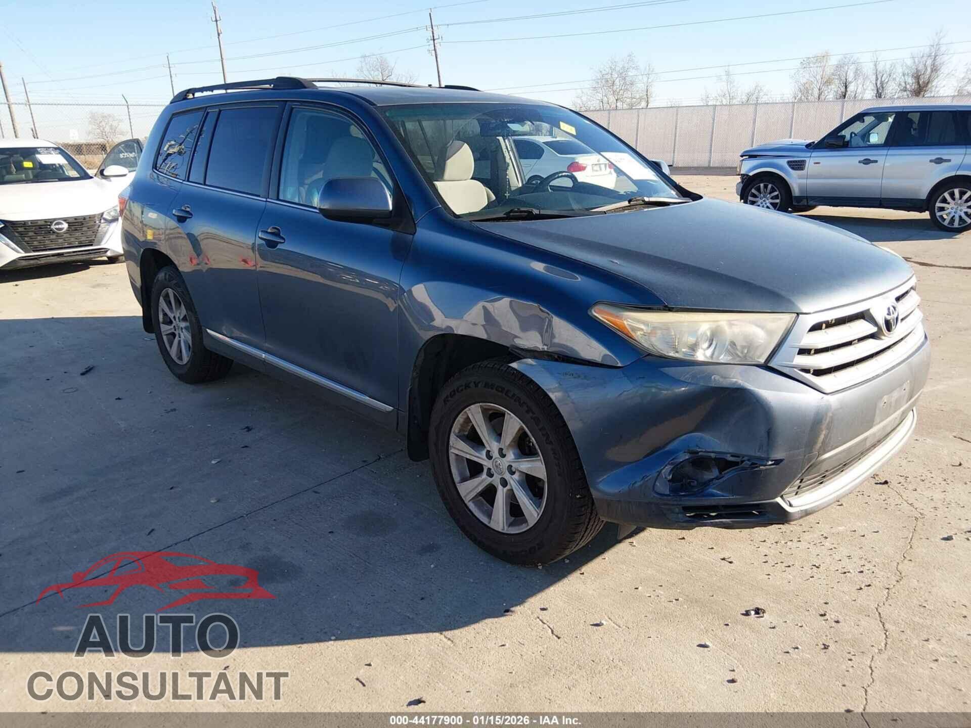 TOYOTA HIGHLANDER 2013 - 5TDBK3EH8DS218578