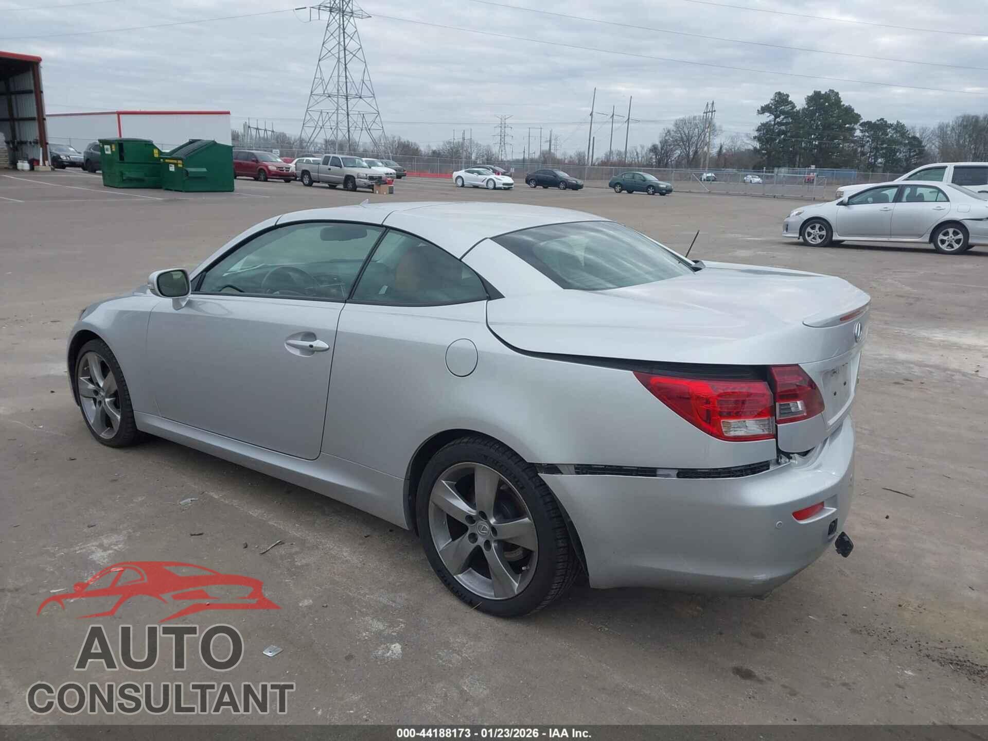 LEXUS IS 250C 2011 - JTHFF2C28B2515206