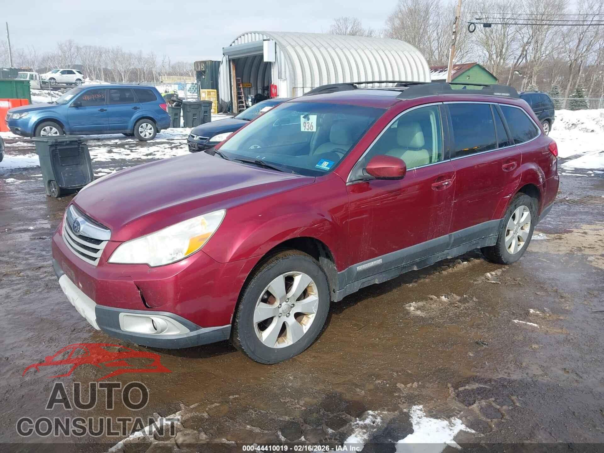 SUBARU OUTBACK 2011 - 4S4BRBKC2B3348896