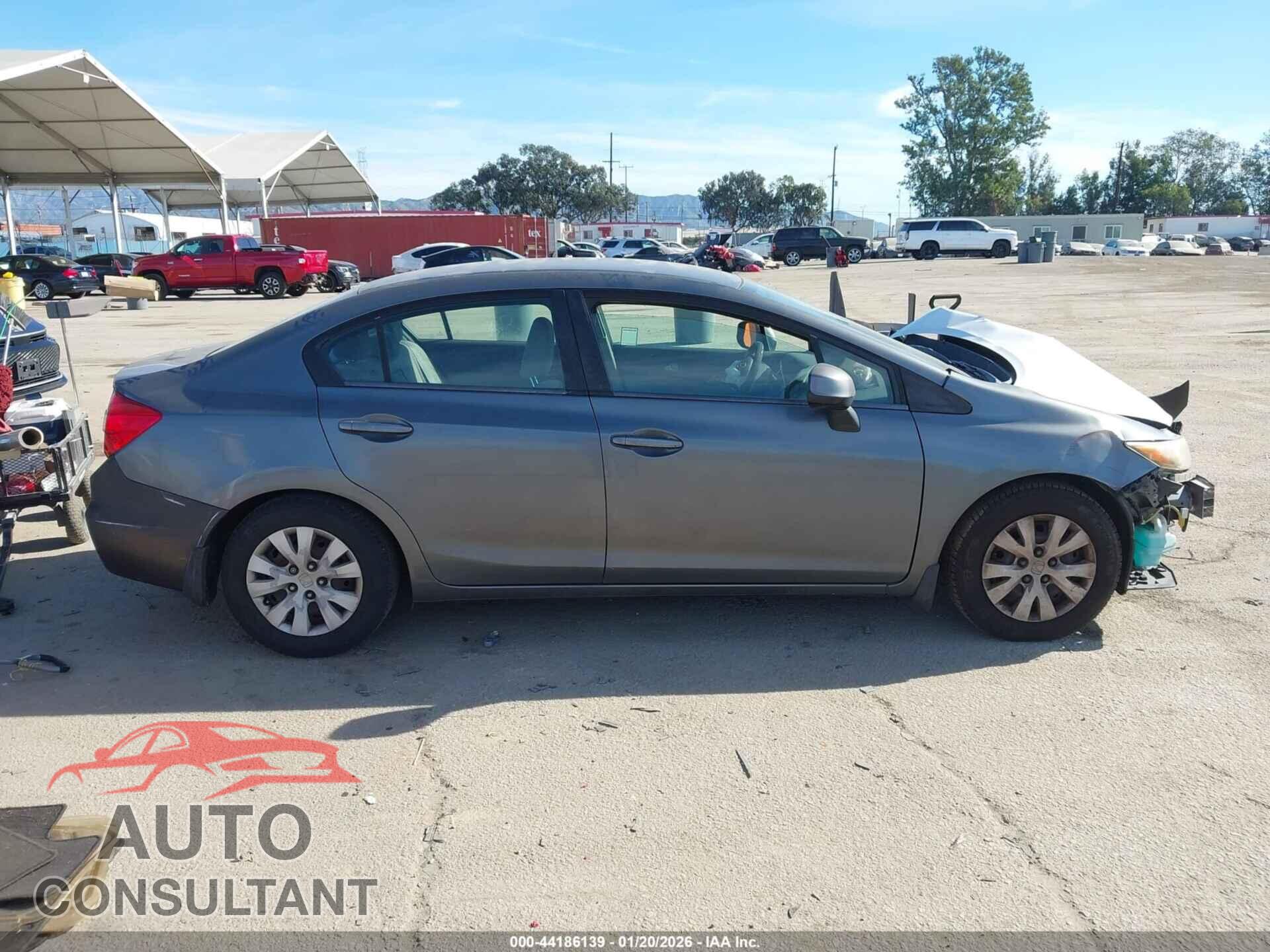 HONDA CIVIC 2012 - 19XFB2F57CE303016