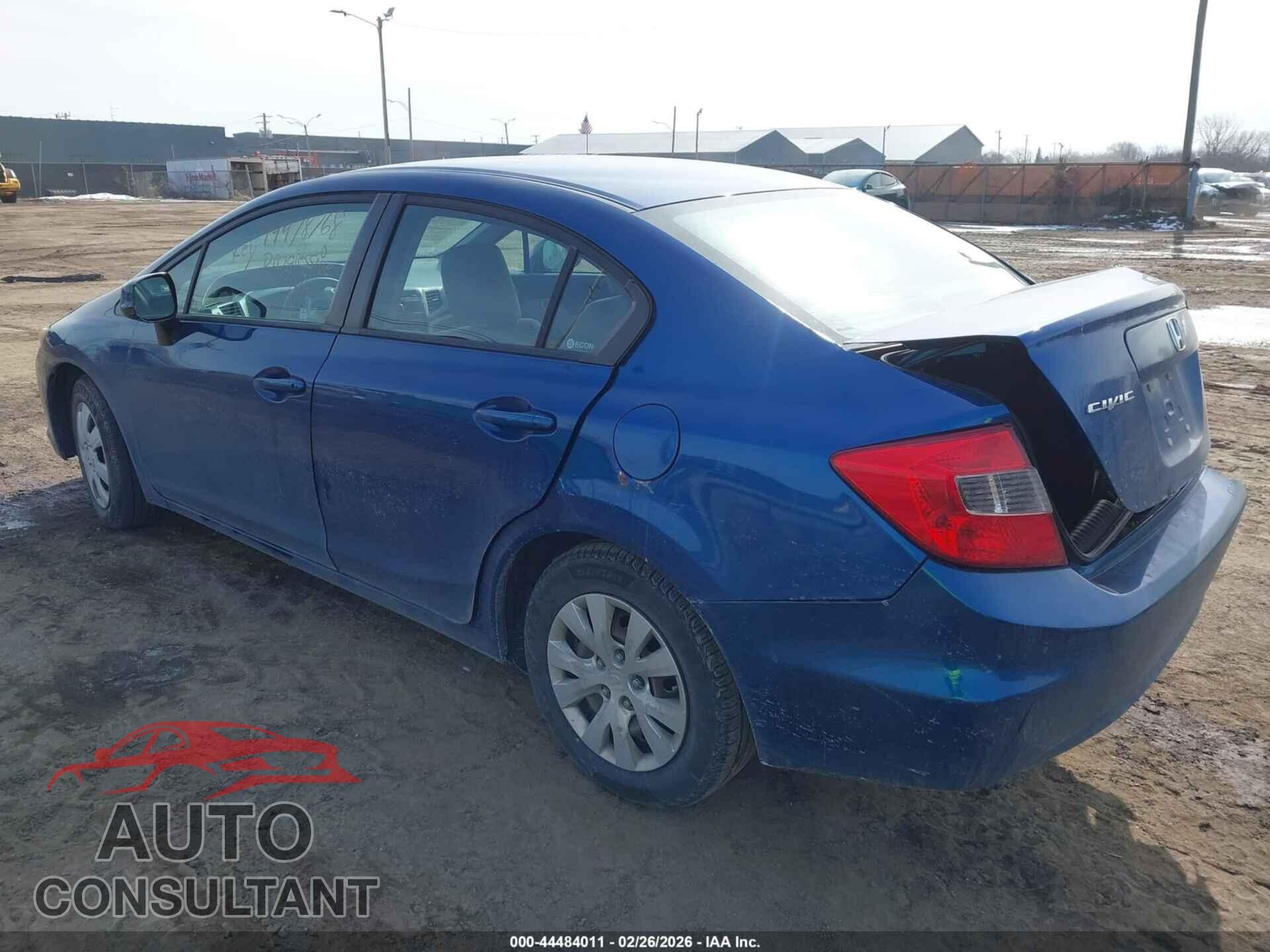 HONDA CIVIC 2012 - 19XFB2F56CE102319