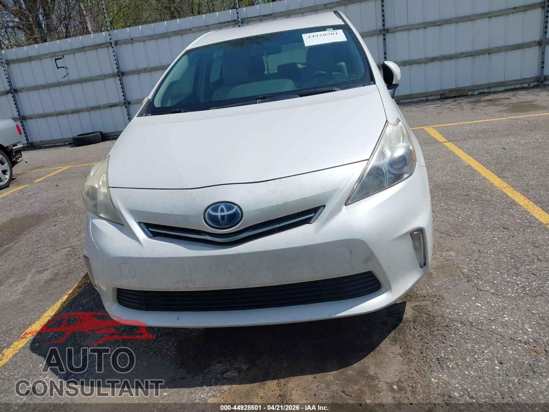 TOYOTA PRIUS V 2013 - JTDZN3EU2D3227829