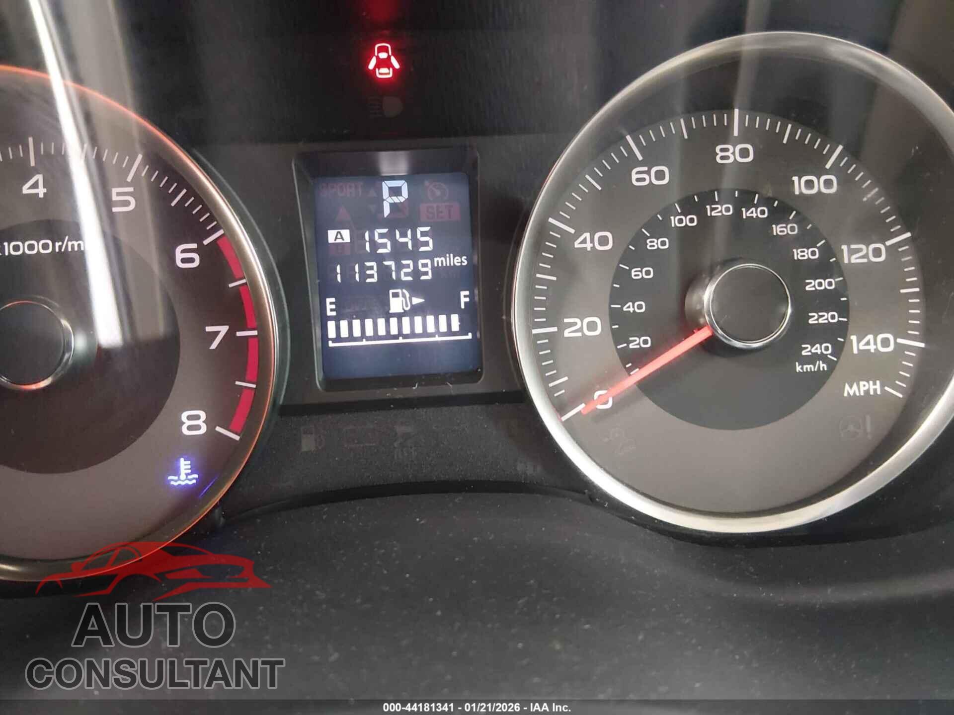 SUBARU FORESTER 2014 - JF2SJAJC9EH556791
