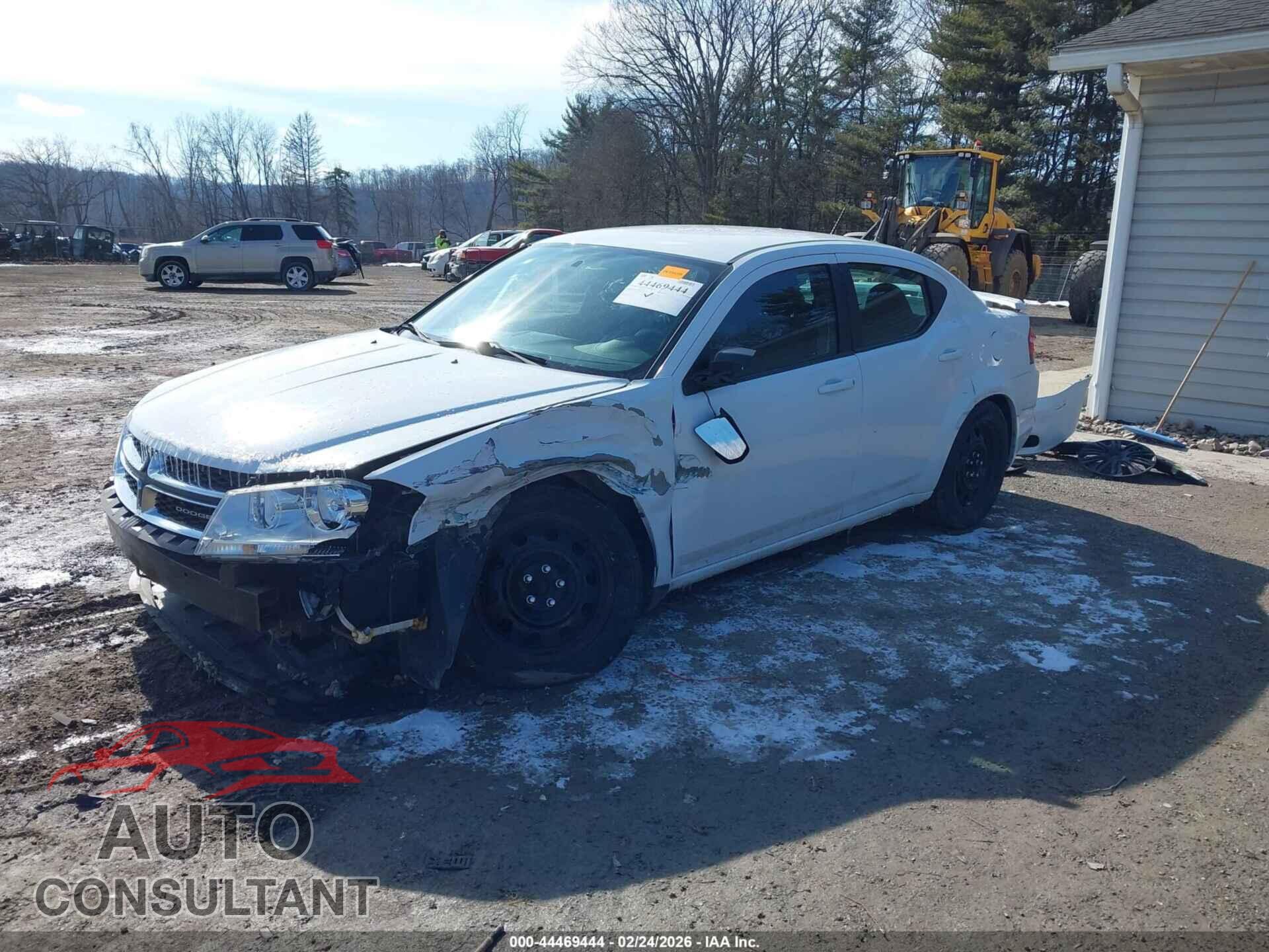 DODGE AVENGER 2012 - 1C3CDZABXCN243977