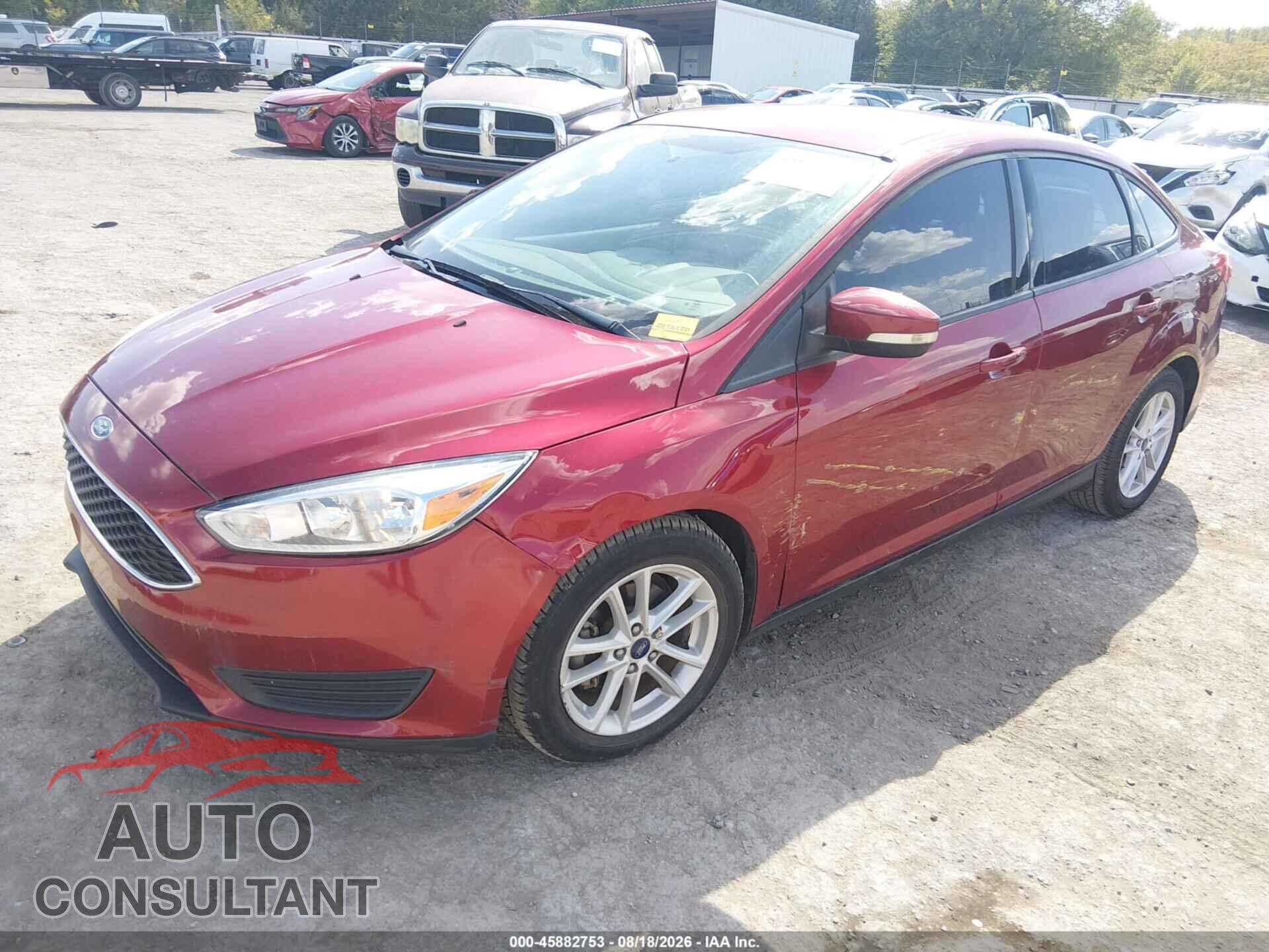FORD FOCUS 2017 - 1FADP3F26HL253993