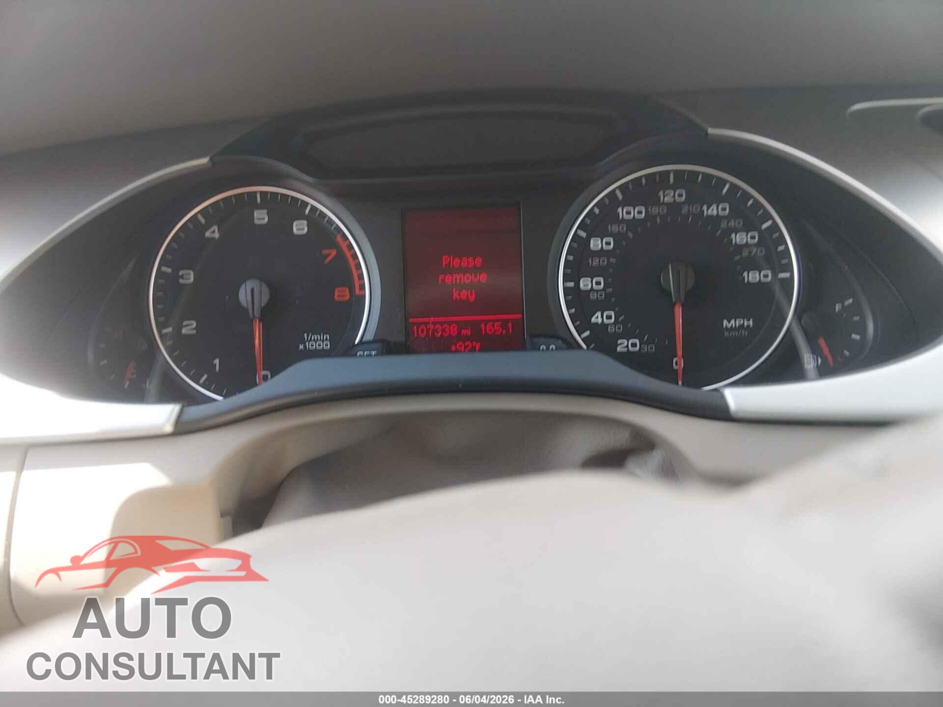 AUDI A4 2011 - WAUBFAFL5BN048577