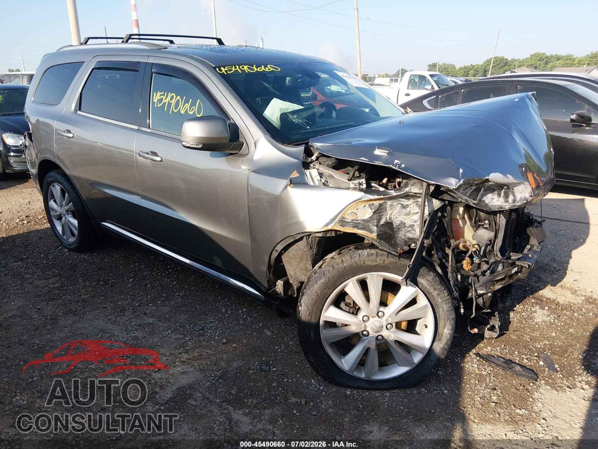 DODGE DURANGO 2012 - 1C4RDJDG7CC309184
