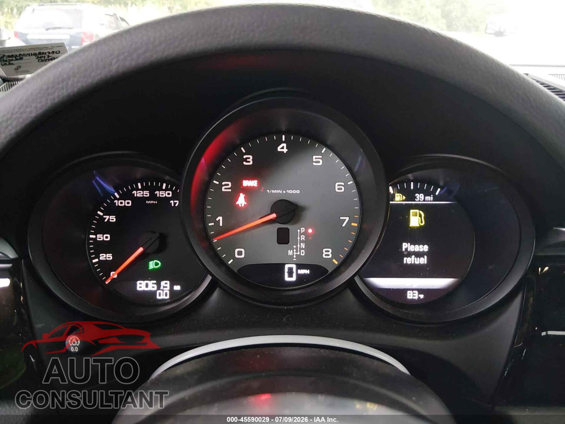 PORSCHE MACAN 2017 - WP1AB2A54HLB14290
