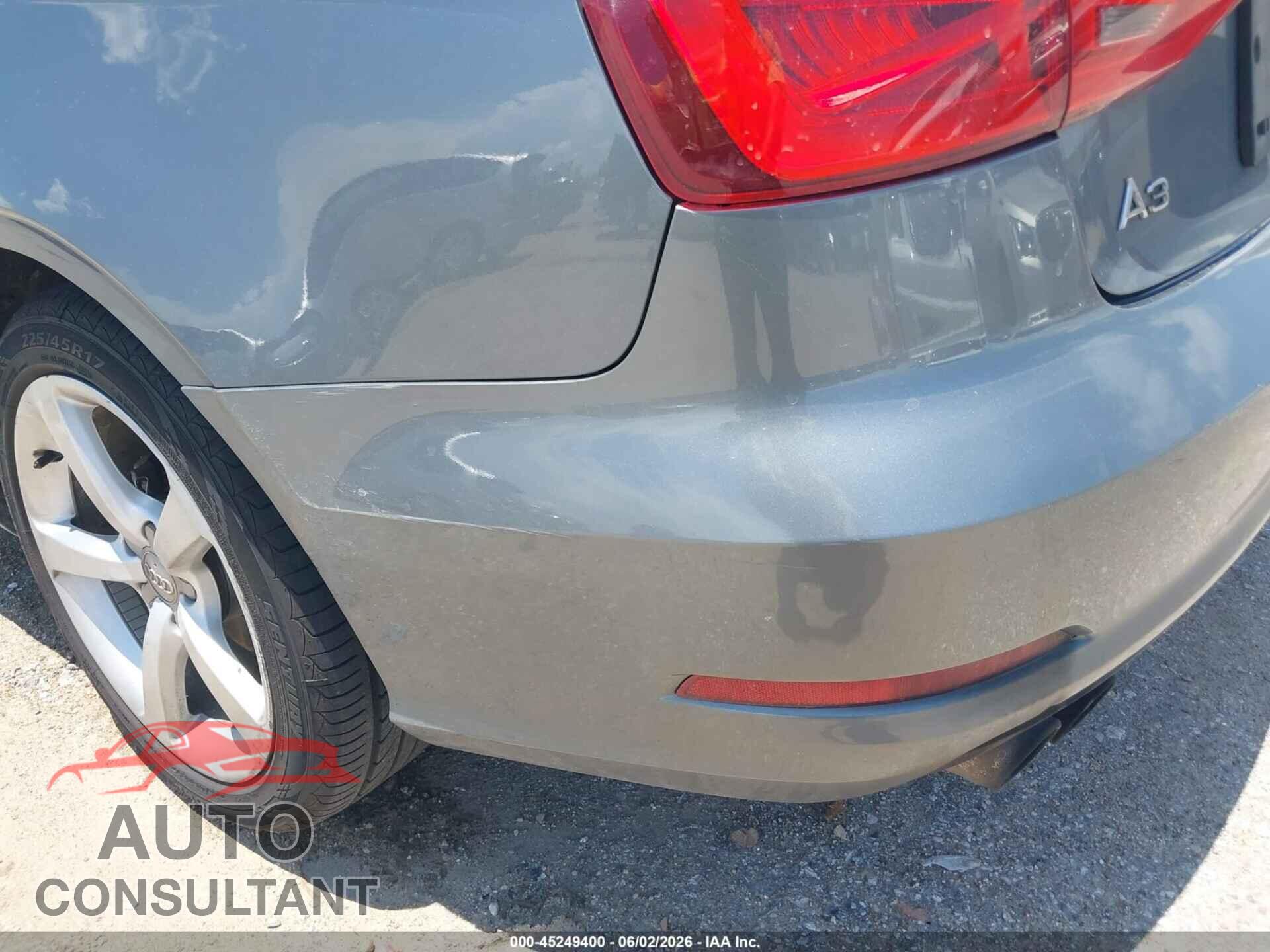 AUDI A3 2015 - WAUACGFF2F1130118