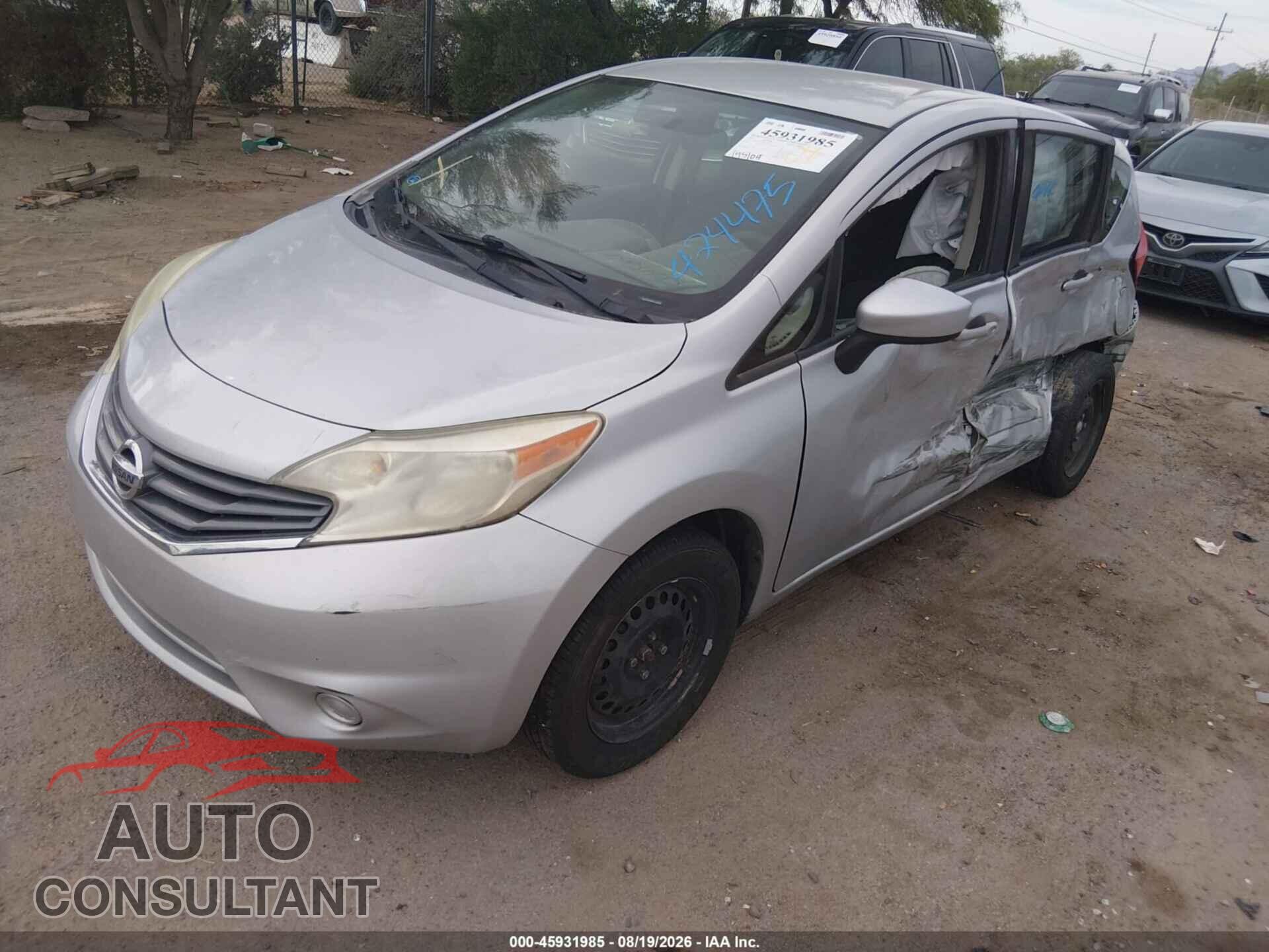 NISSAN VERSA NOTE 2015 - 3N1CE2CP4FL424475
