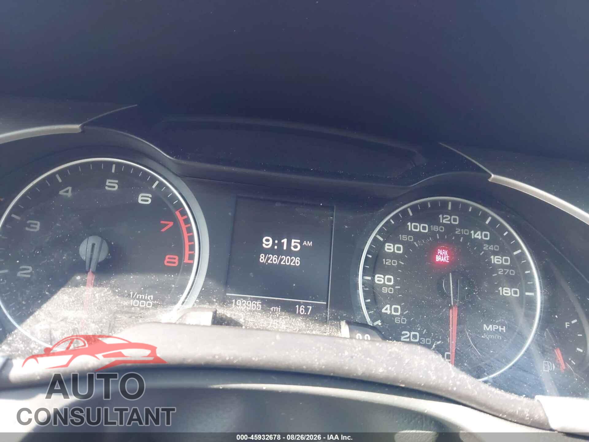 AUDI A4 2012 - WAUKFBFL1CA088878