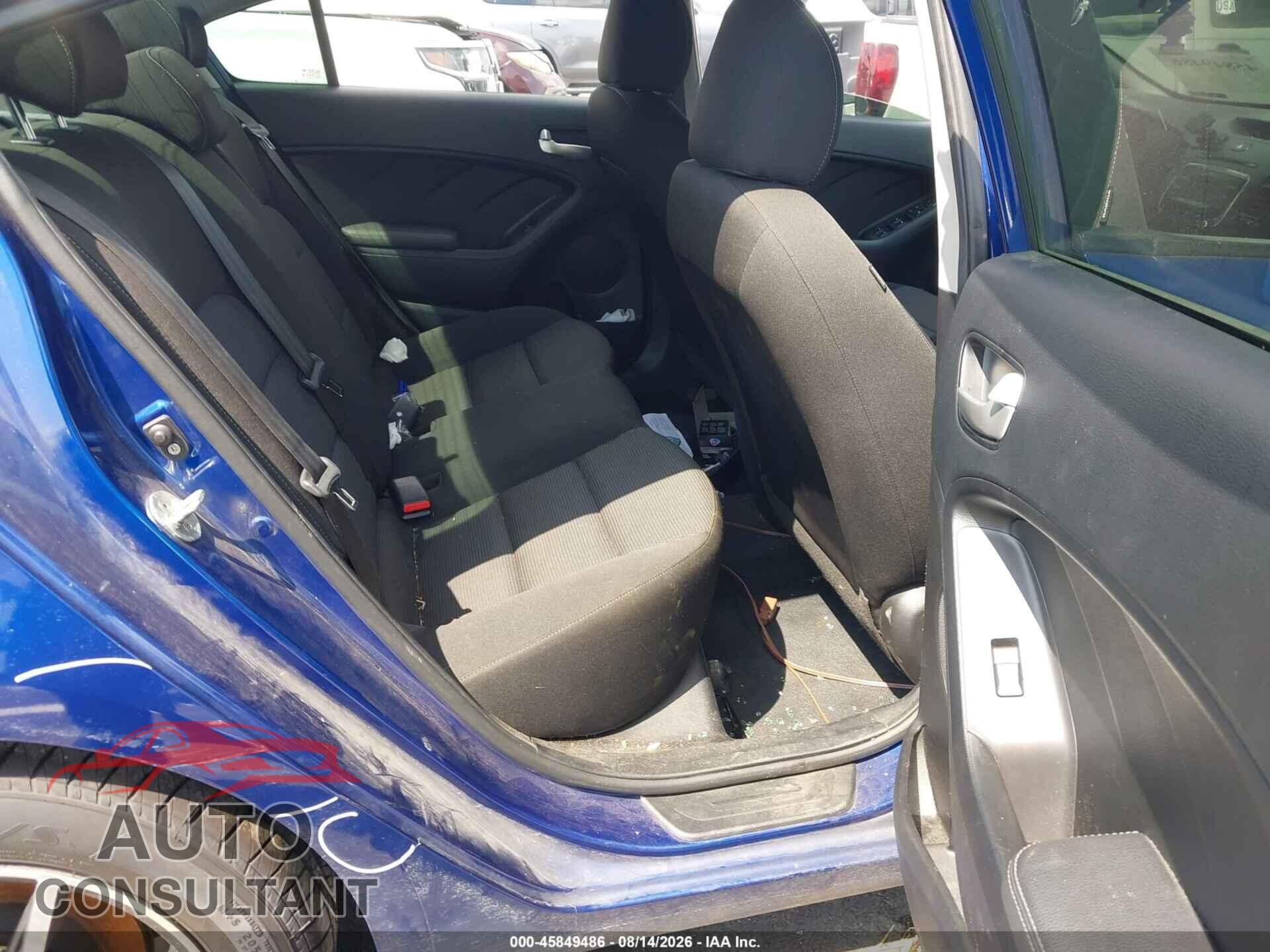 KIA FORTE 2017 - 3KPFK4A70HE094326