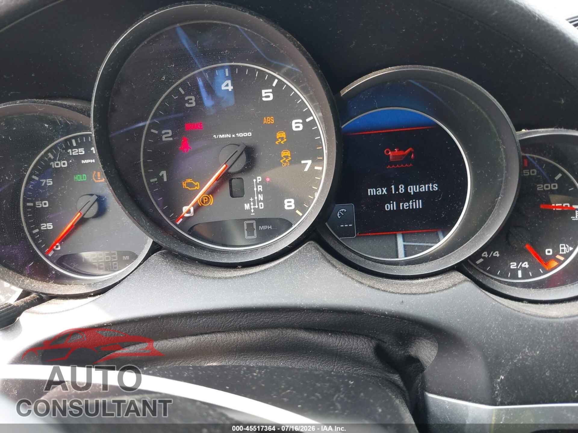 PORSCHE CAYENNE 2016 - WP1AA2A20GLA10516