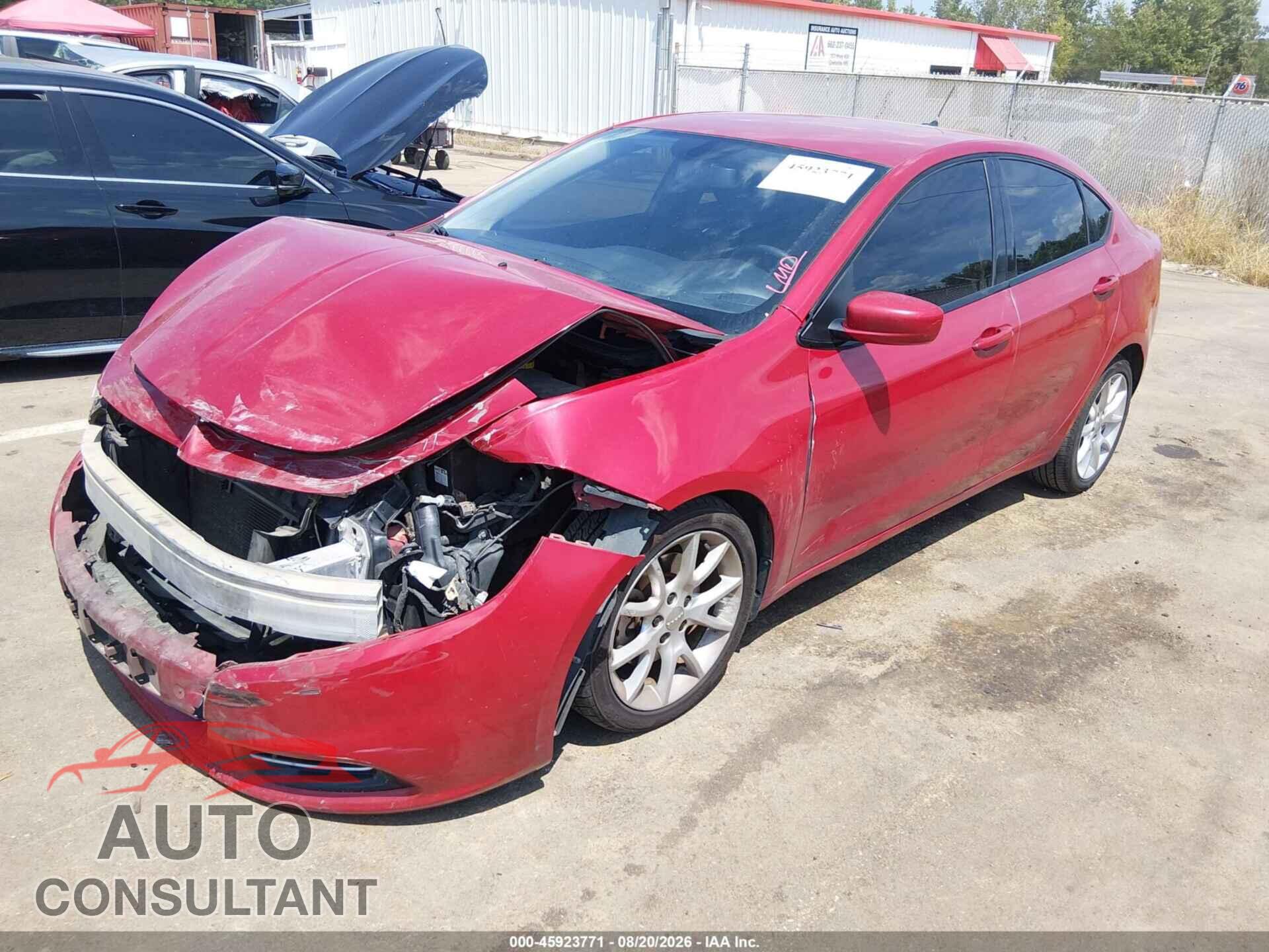 DODGE DART 2014 - 1C3CDFBB6ED747318