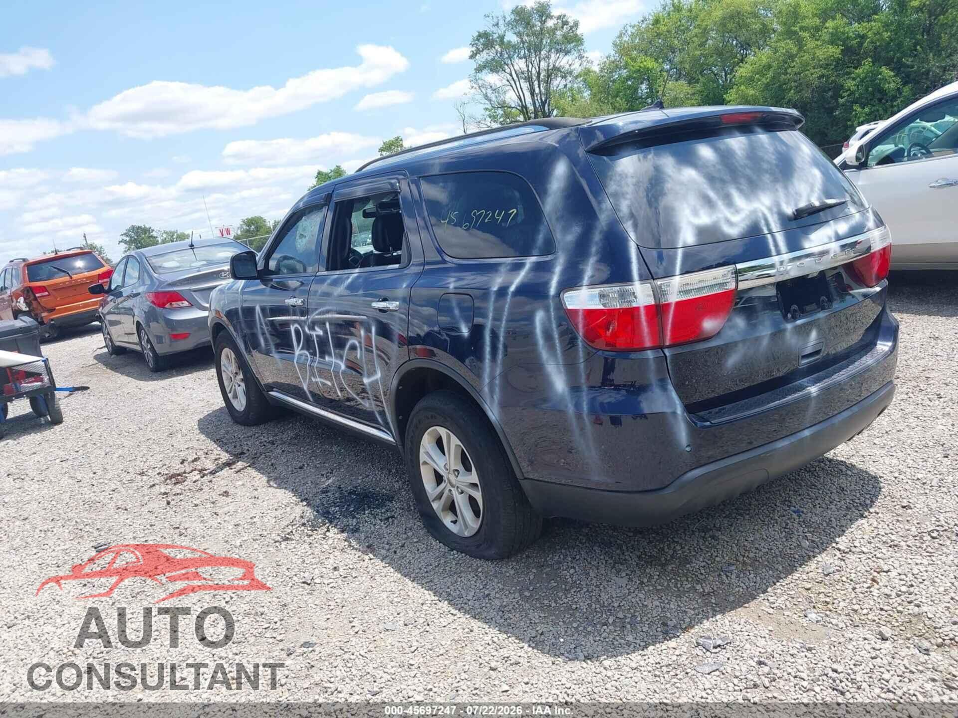 DODGE DURANGO 2013 - 1C4RDJDGXDC616558