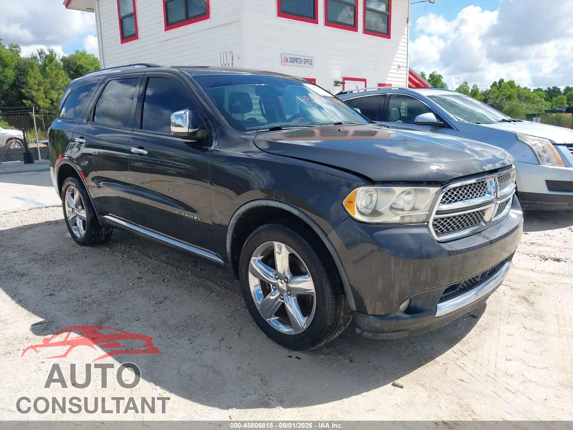 DODGE DURANGO 2011 - 1D4RD5GGXBC653189
