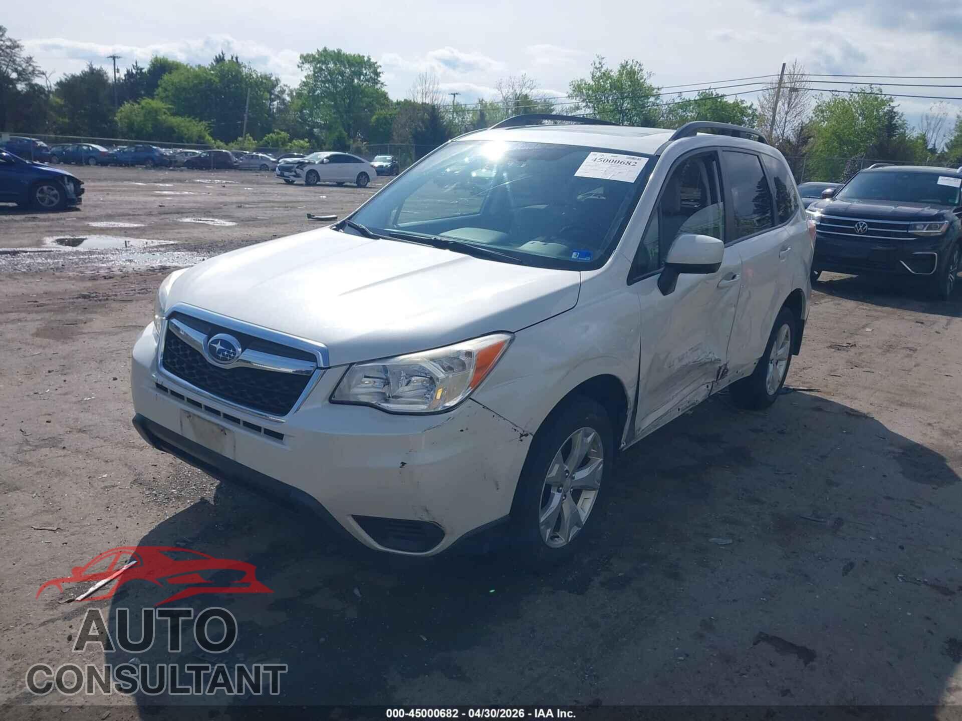 SUBARU FORESTER 2014 - JF2SJAEC2EH406290