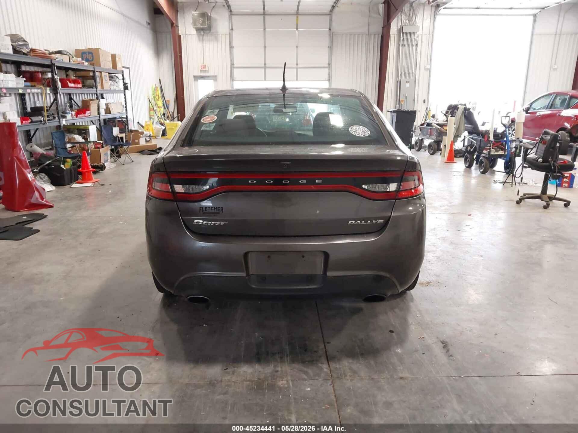 DODGE DART 2015 - 1C3CDFBBXFD141439