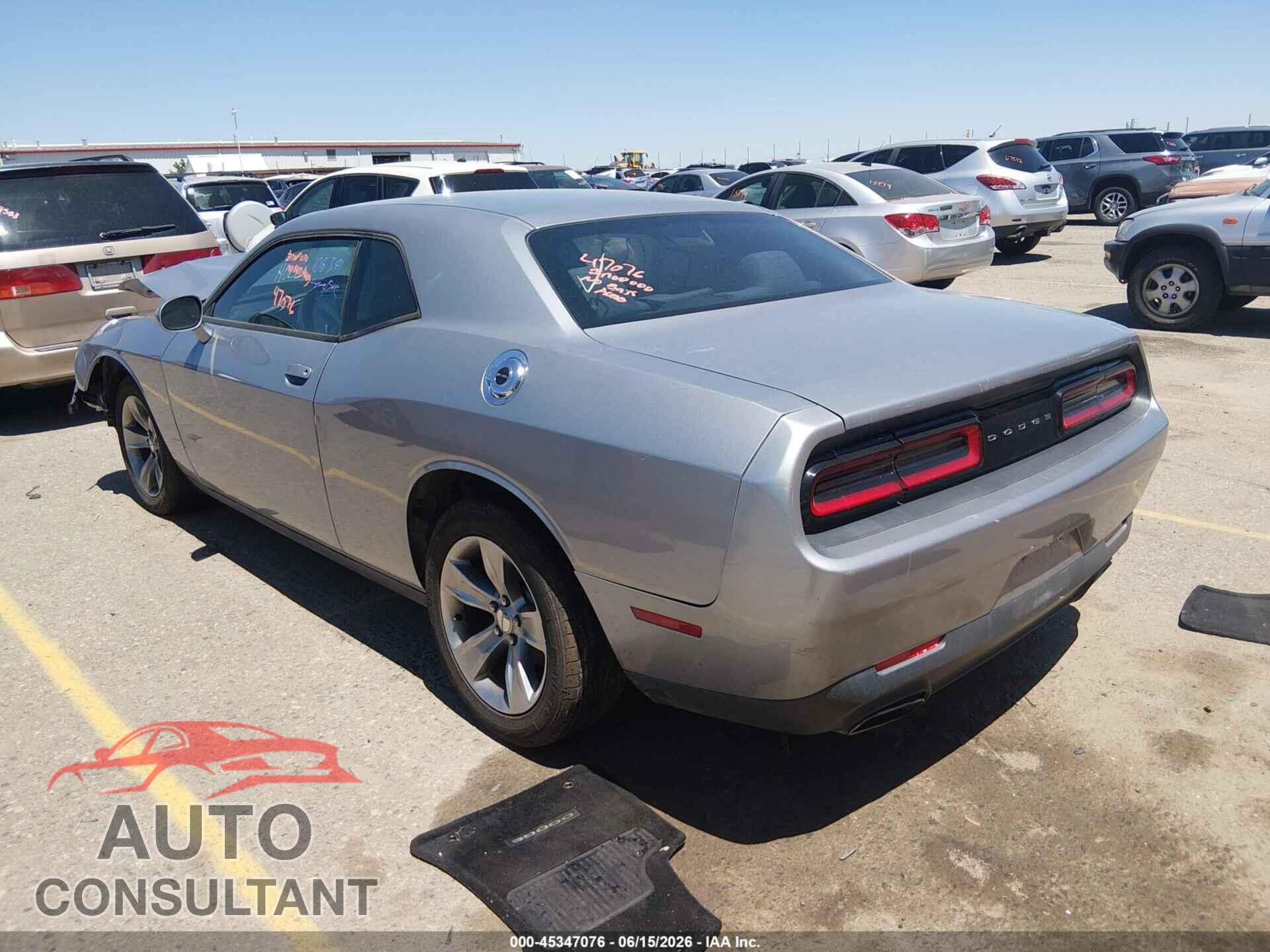 DODGE CHALLENGER 2016 - 2C3CDZAG0GH108341