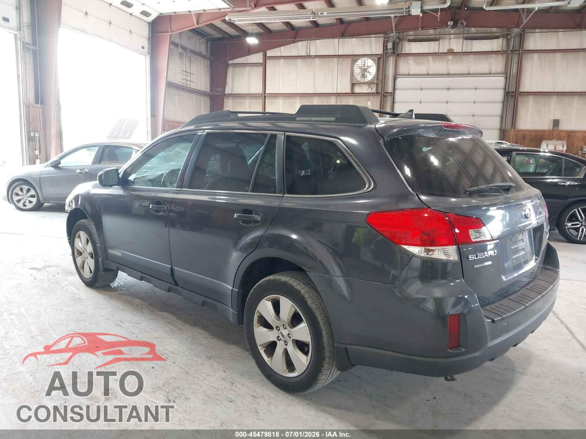 SUBARU OUTBACK 2012 - 4S4BRBJC7C3217675