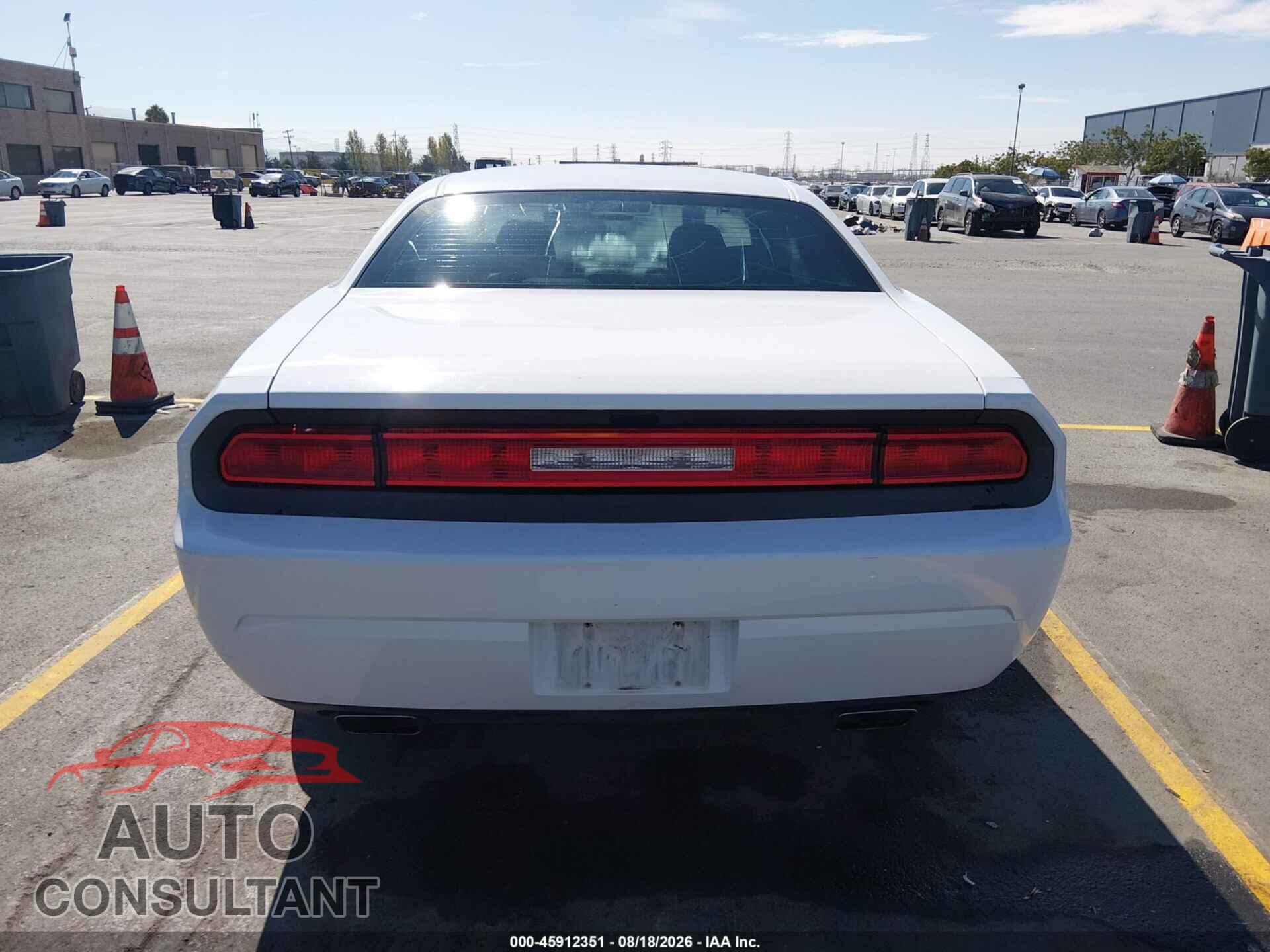DODGE CHALLENGER 2012 - 2C3CDYAG0CH258745
