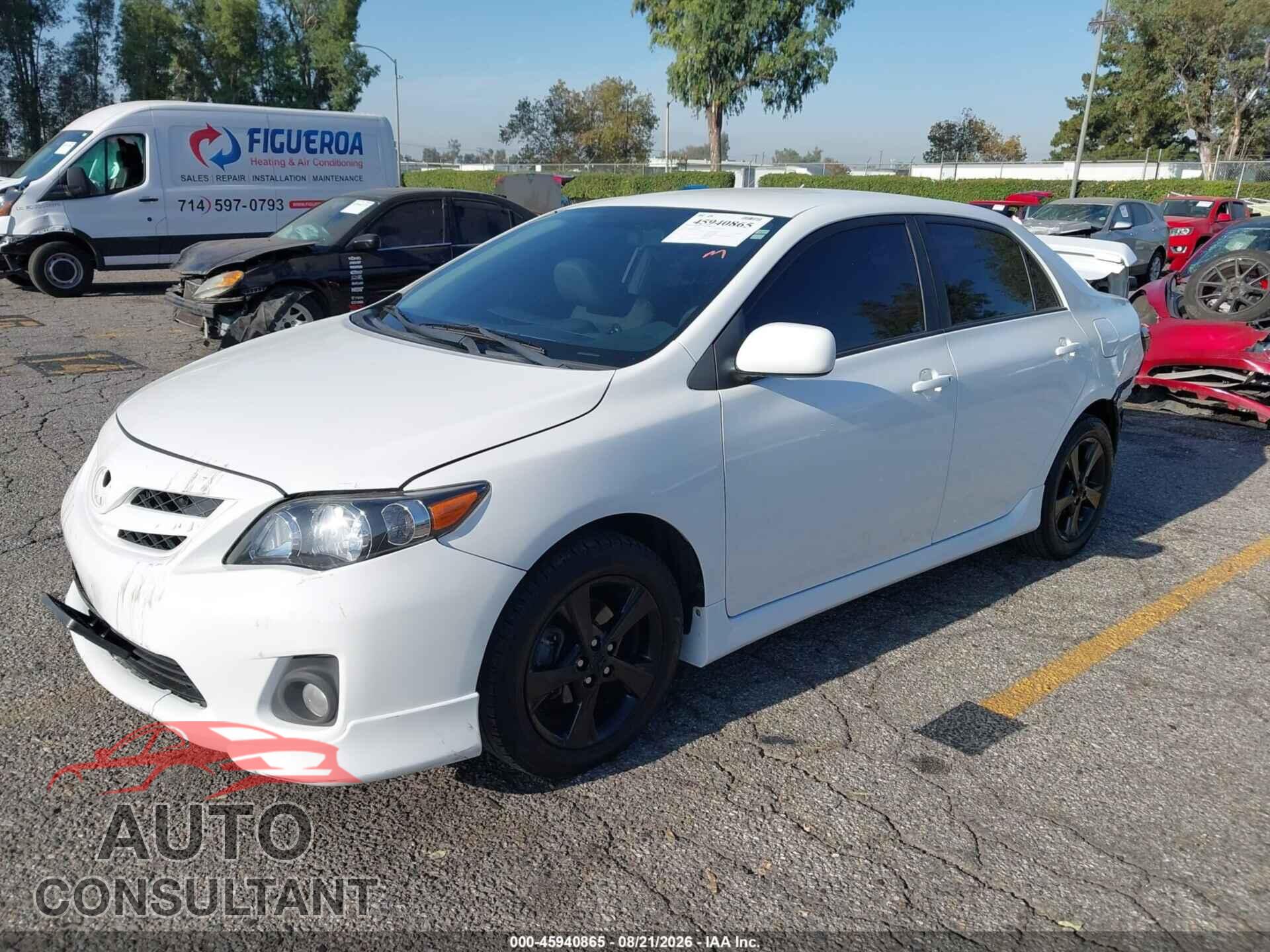 TOYOTA COROLLA 2012 - 5YFBU4EE6CP057726