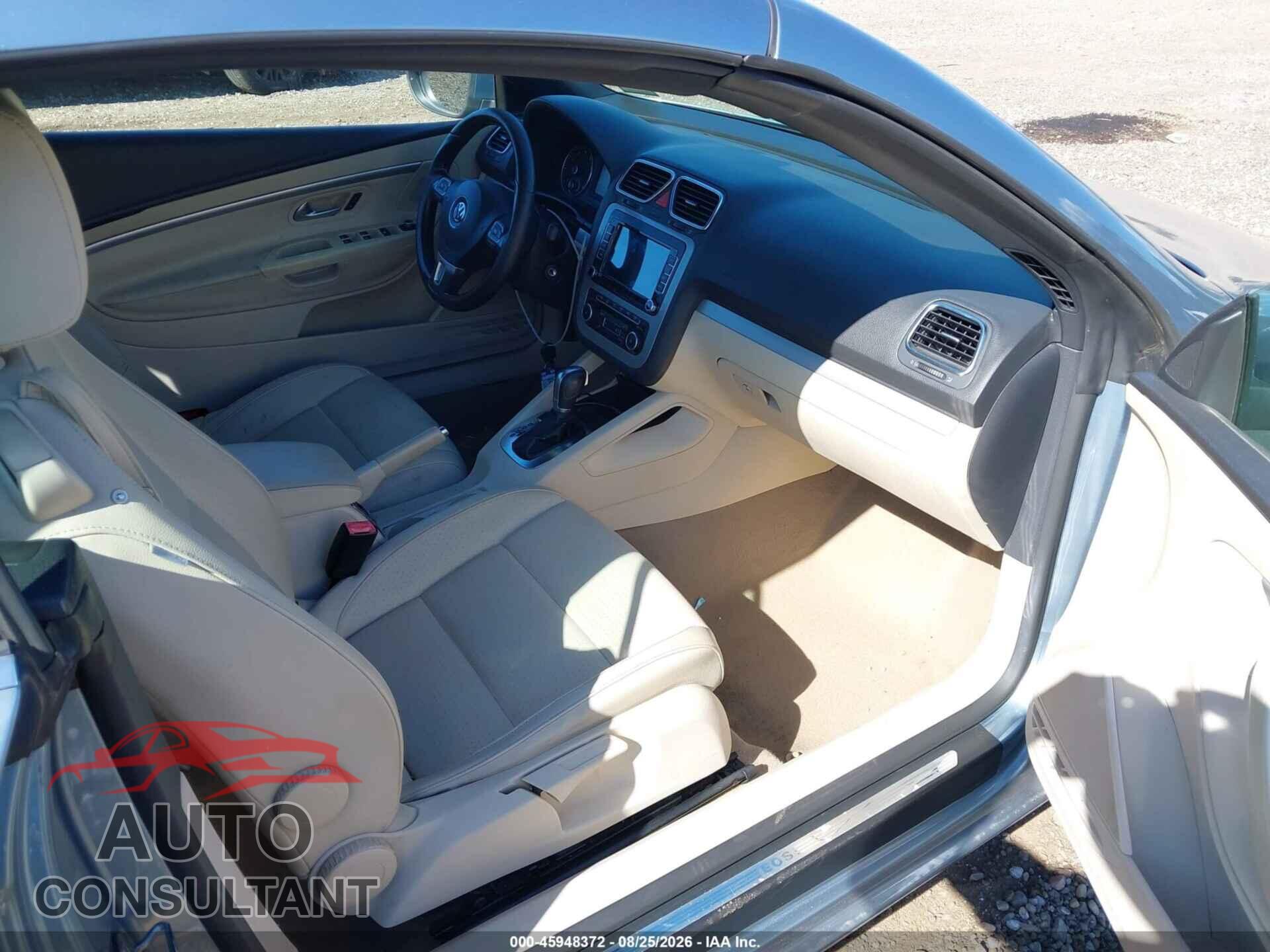 VOLKSWAGEN EOS 2012 - WVWBW7AH6CV002895