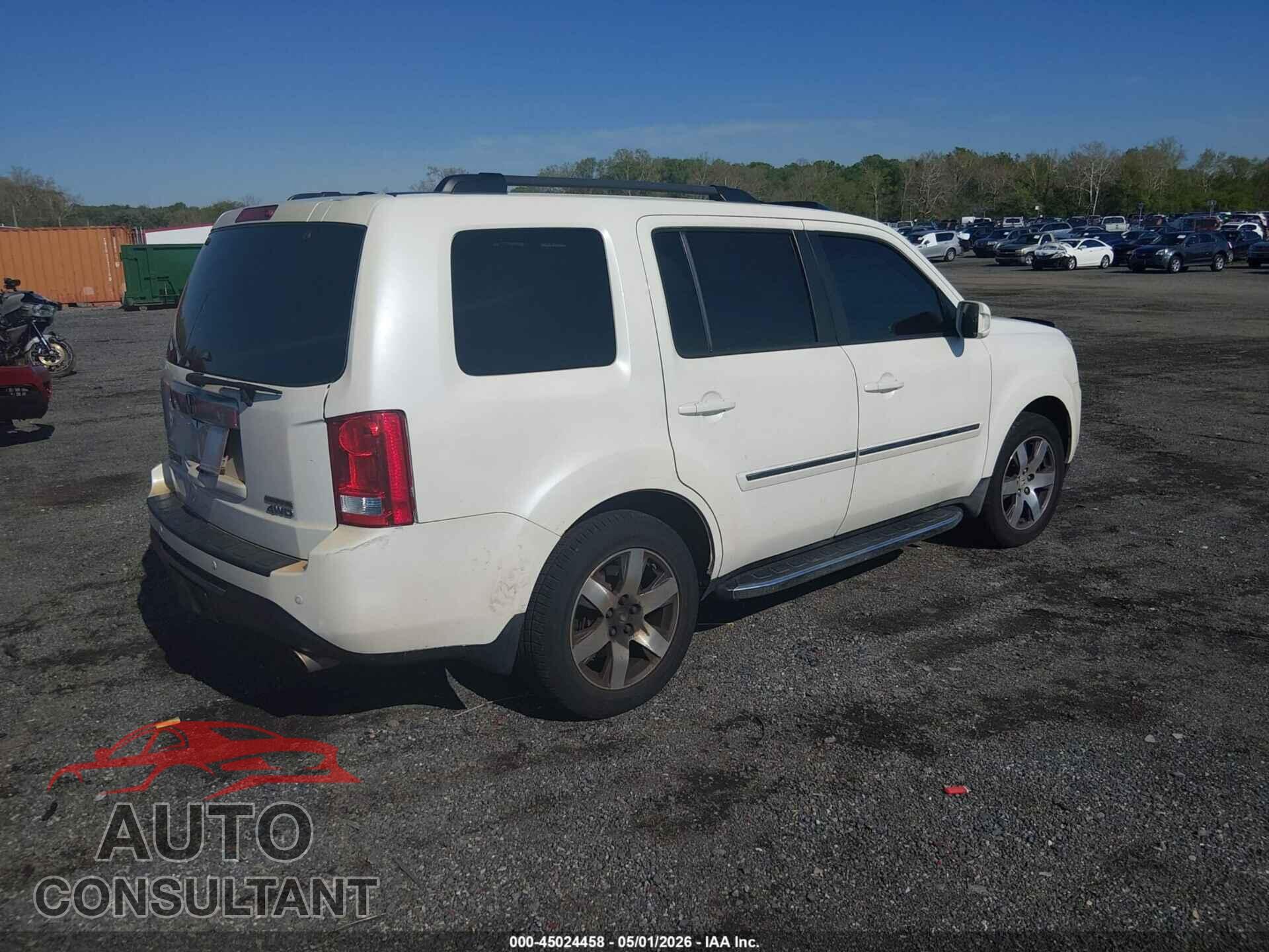 HONDA PILOT 2012 - 5FNYF4H90CB034618