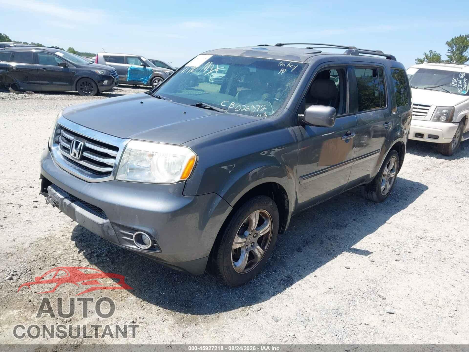 HONDA PILOT 2012 - 5FNYF3H51CB022372