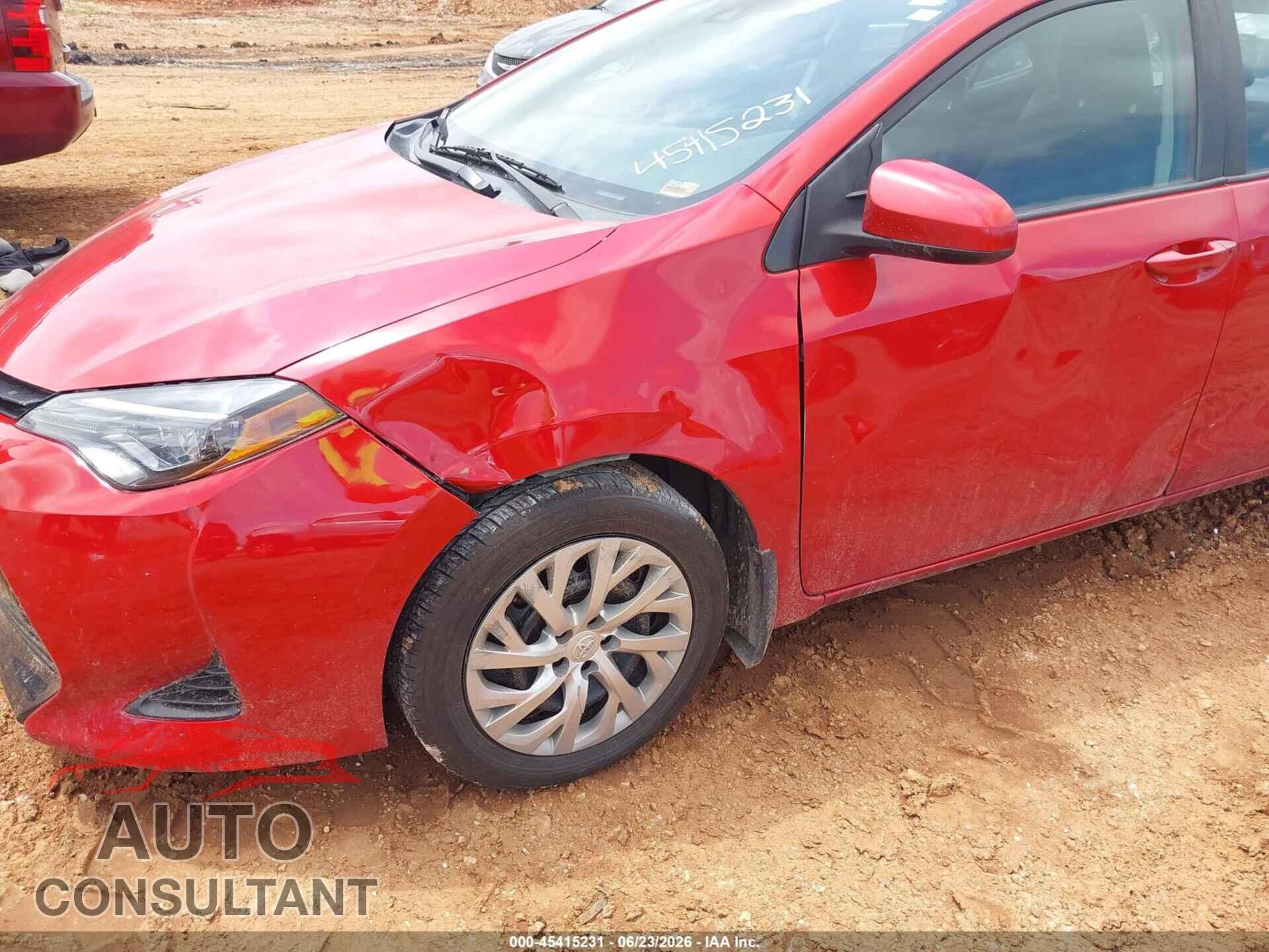 TOYOTA COROLLA 2019 - 2T1BURHE9KC195588