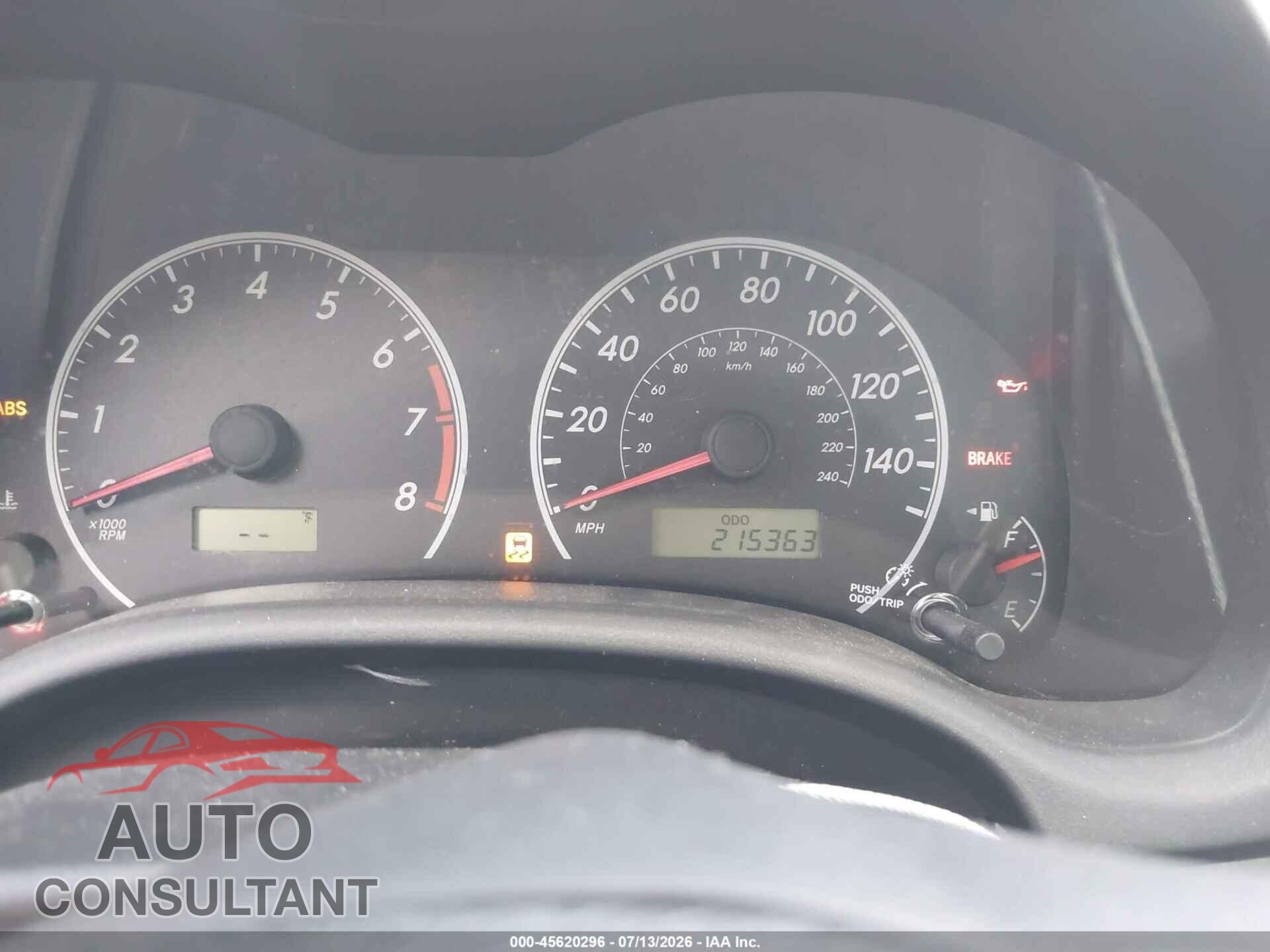 TOYOTA COROLLA 2013 - 5YFBU4EEXDP202266