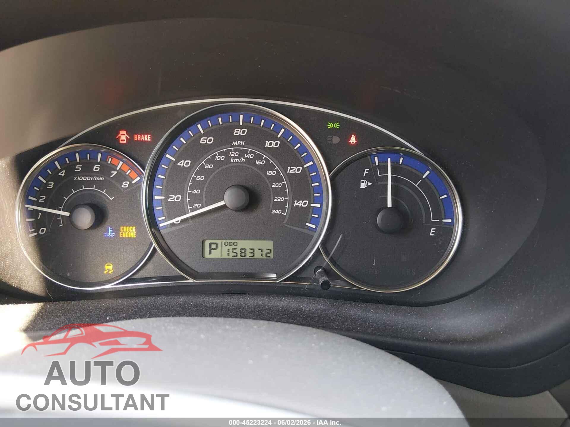 SUBARU FORESTER 2012 - JF2SHAEC9CH458329