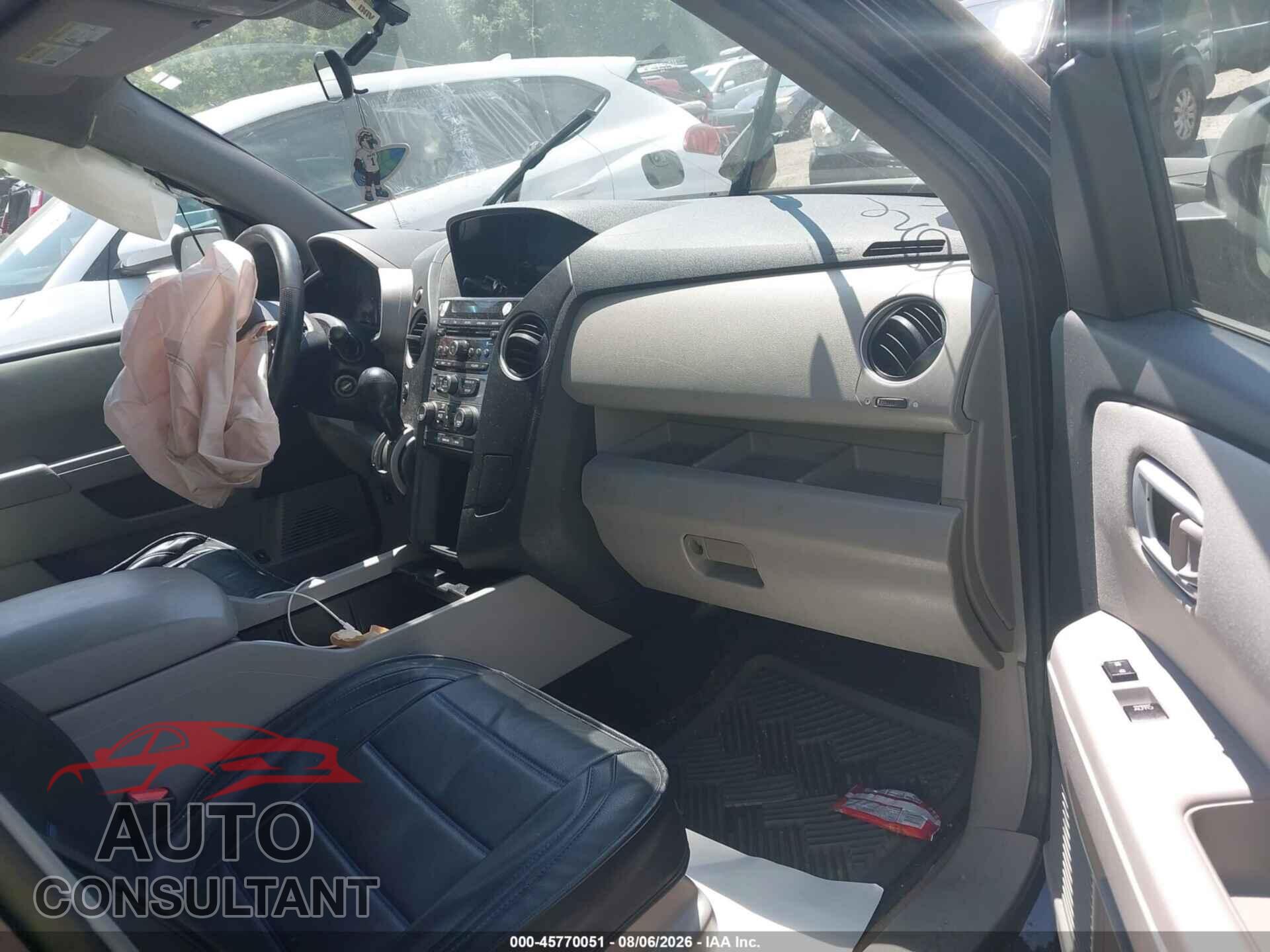 HONDA PILOT 2013 - 5FNYF4H29DB079724