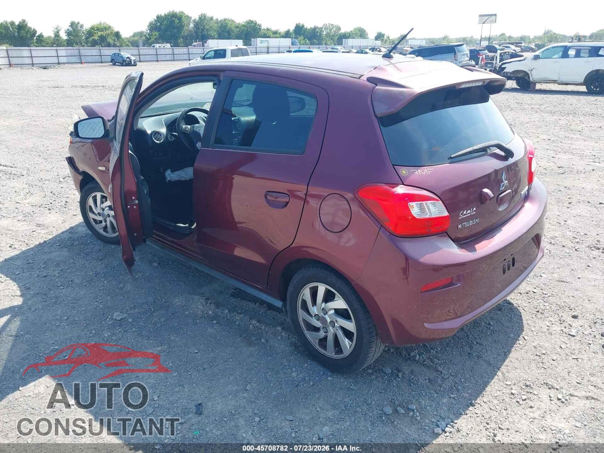 MITSUBISHI MIRAGE 2017 - ML32A4HJ5HH012008