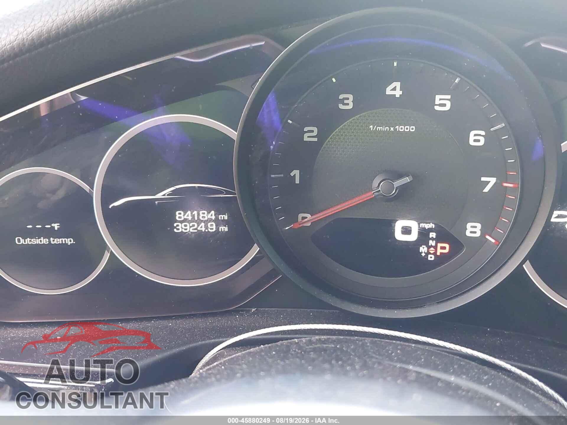 PORSCHE PANAMERA 2019 - WP0AA2A78KL100485