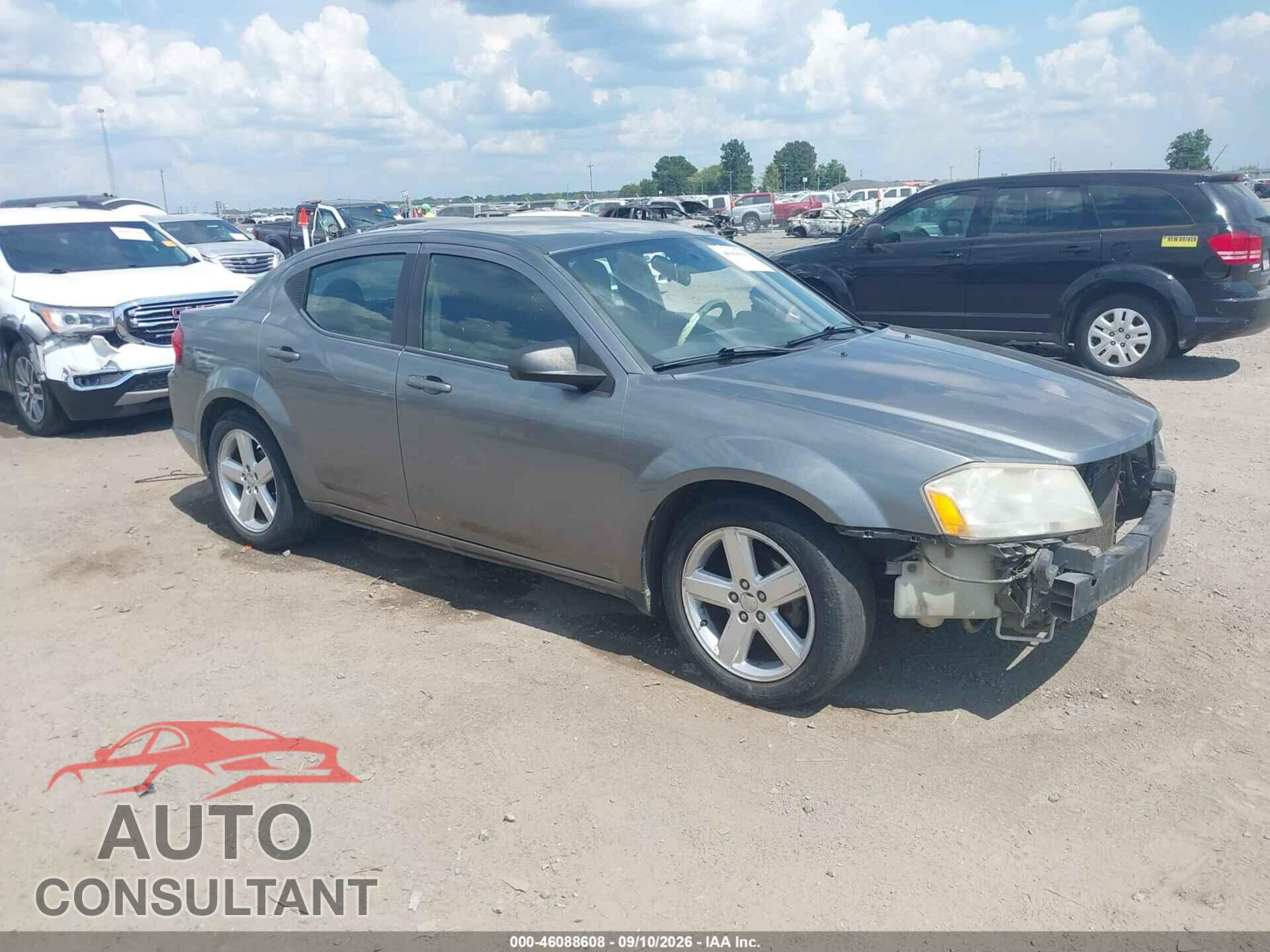 DODGE AVENGER 2013 - 1C3CDZAB8DN681687