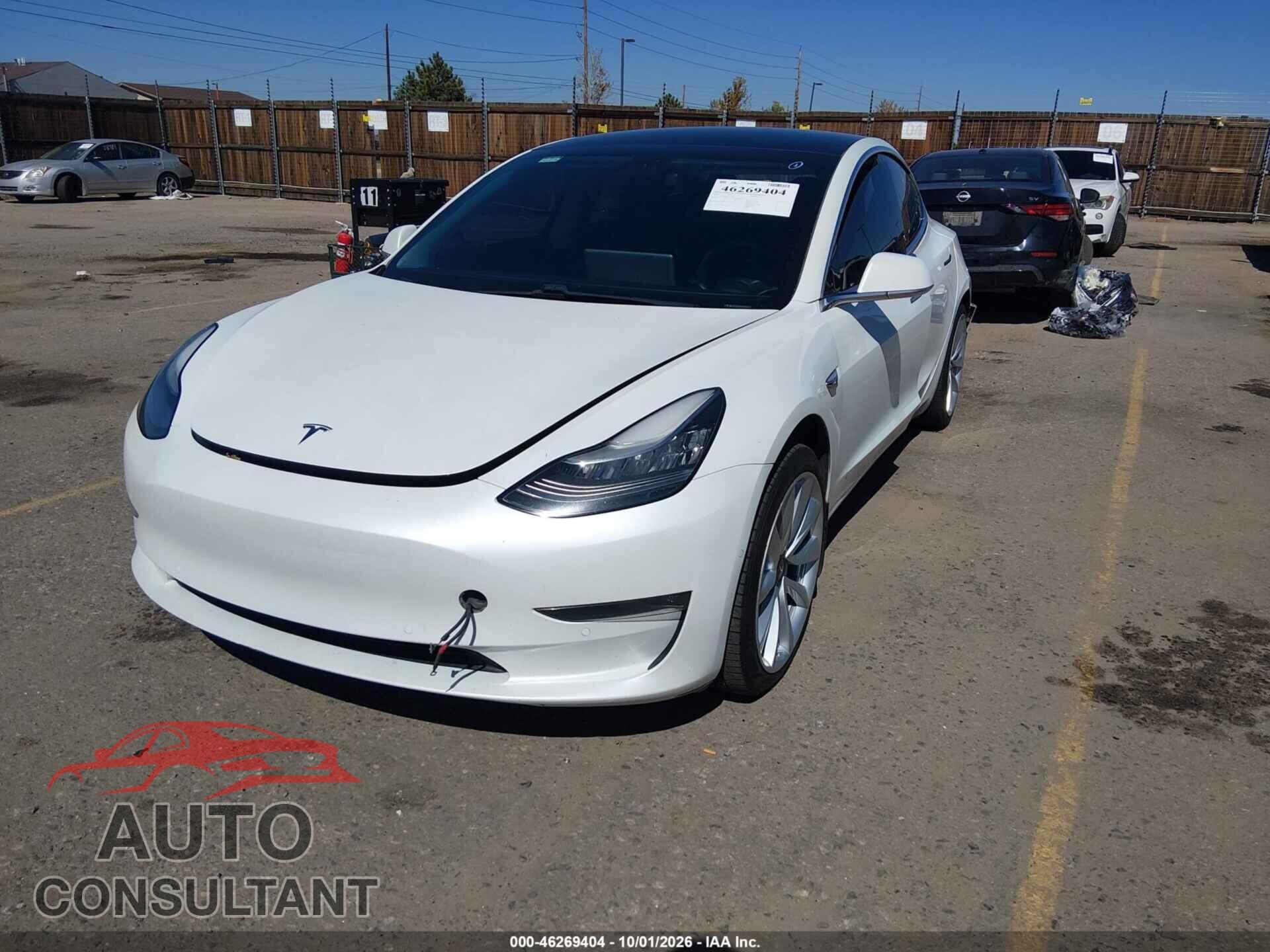 TESLA MODEL 3 2020 - 5YJ3E1EB8LF621345
